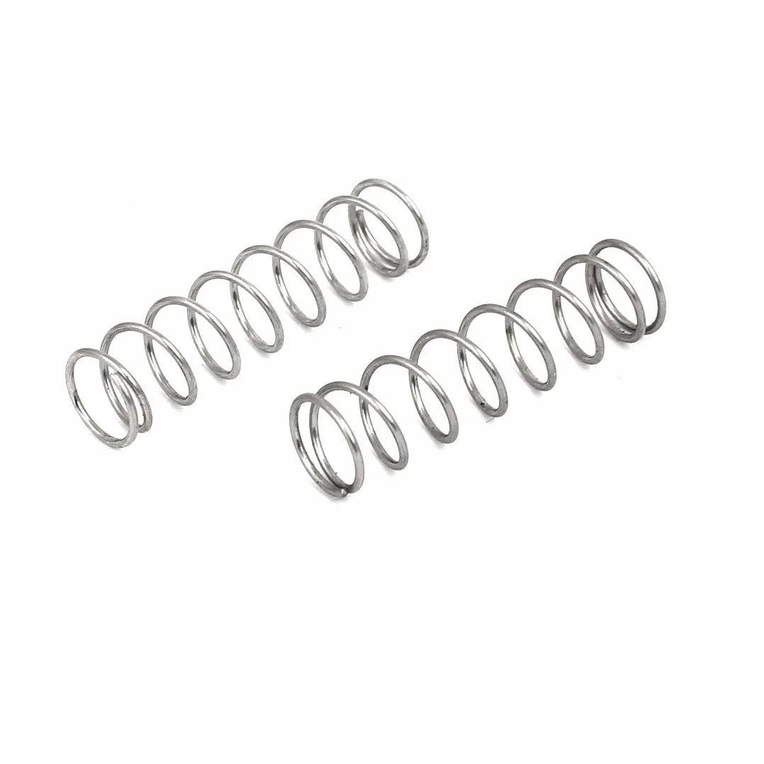 sourcingmap 0,7 mm x 8 mm x 30 mm 304 stal nierdzewna sprężyny kompresyjne 10 szt.