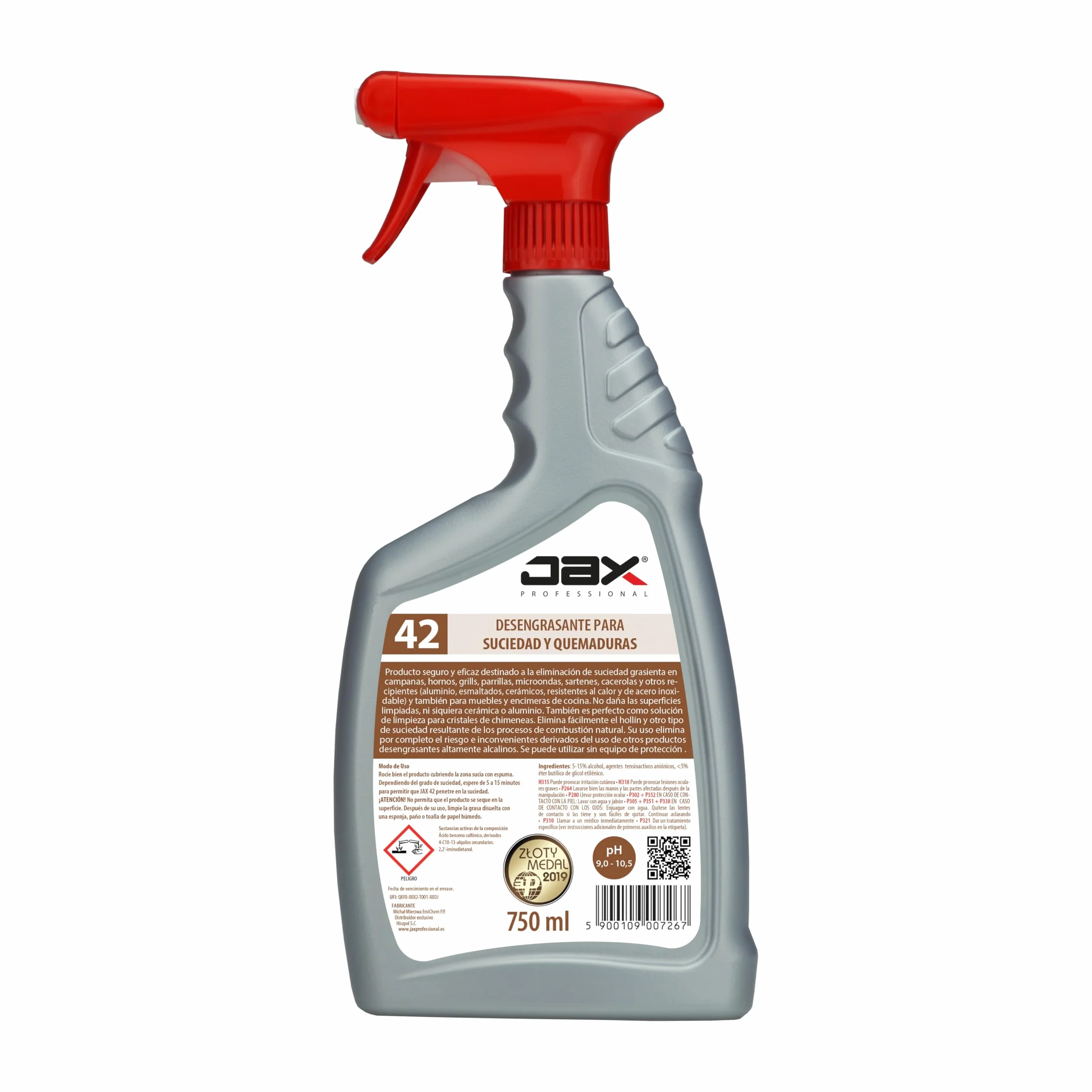 Preparat do usuwania tłustych zabrudzeń 750 ml płyn do czyszczenia okapów piekarników grilli