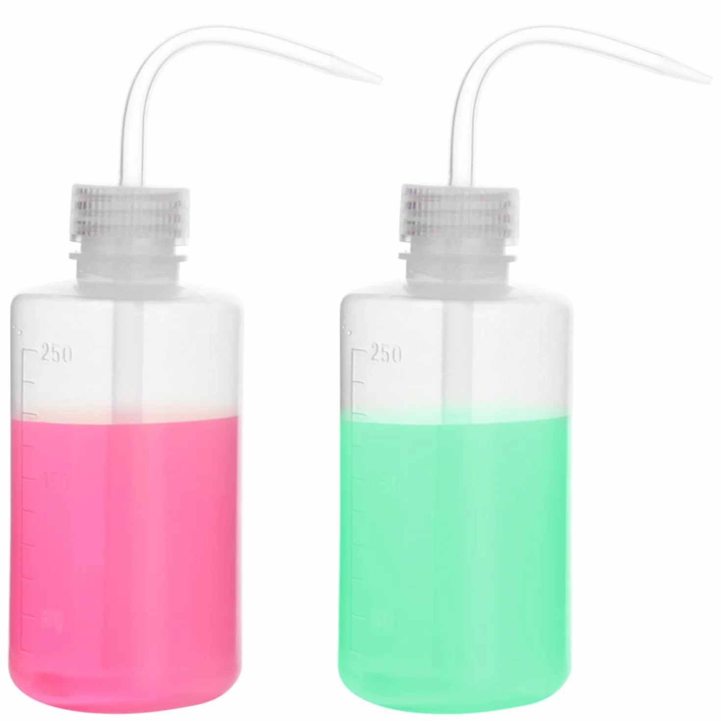 Butelka do mycia LDPE z wąskim otworem 250 ml 2 sztuki