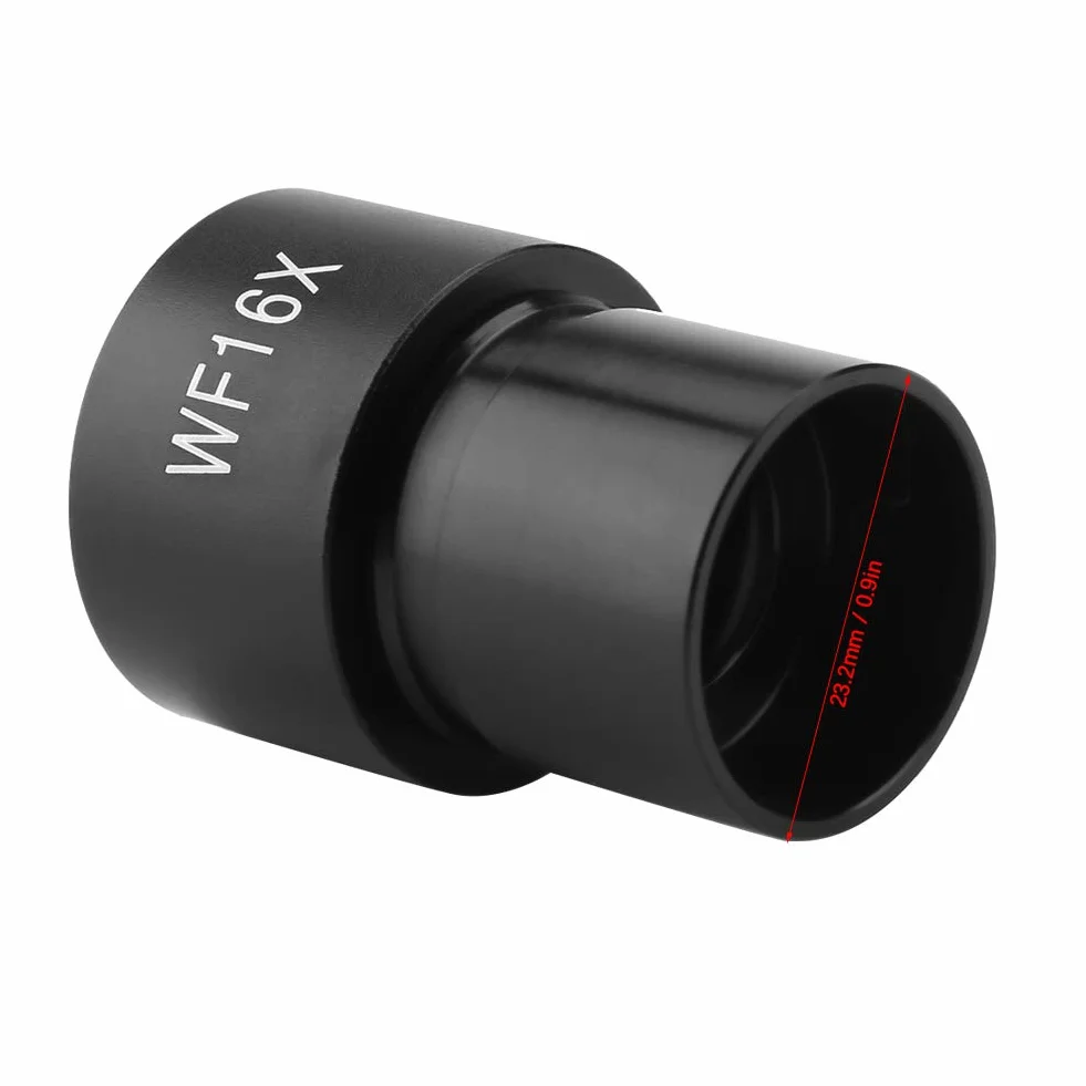 WF16X Mikroskop Okular Stereomikroskop 23,2mm Optische Linse Ersatz