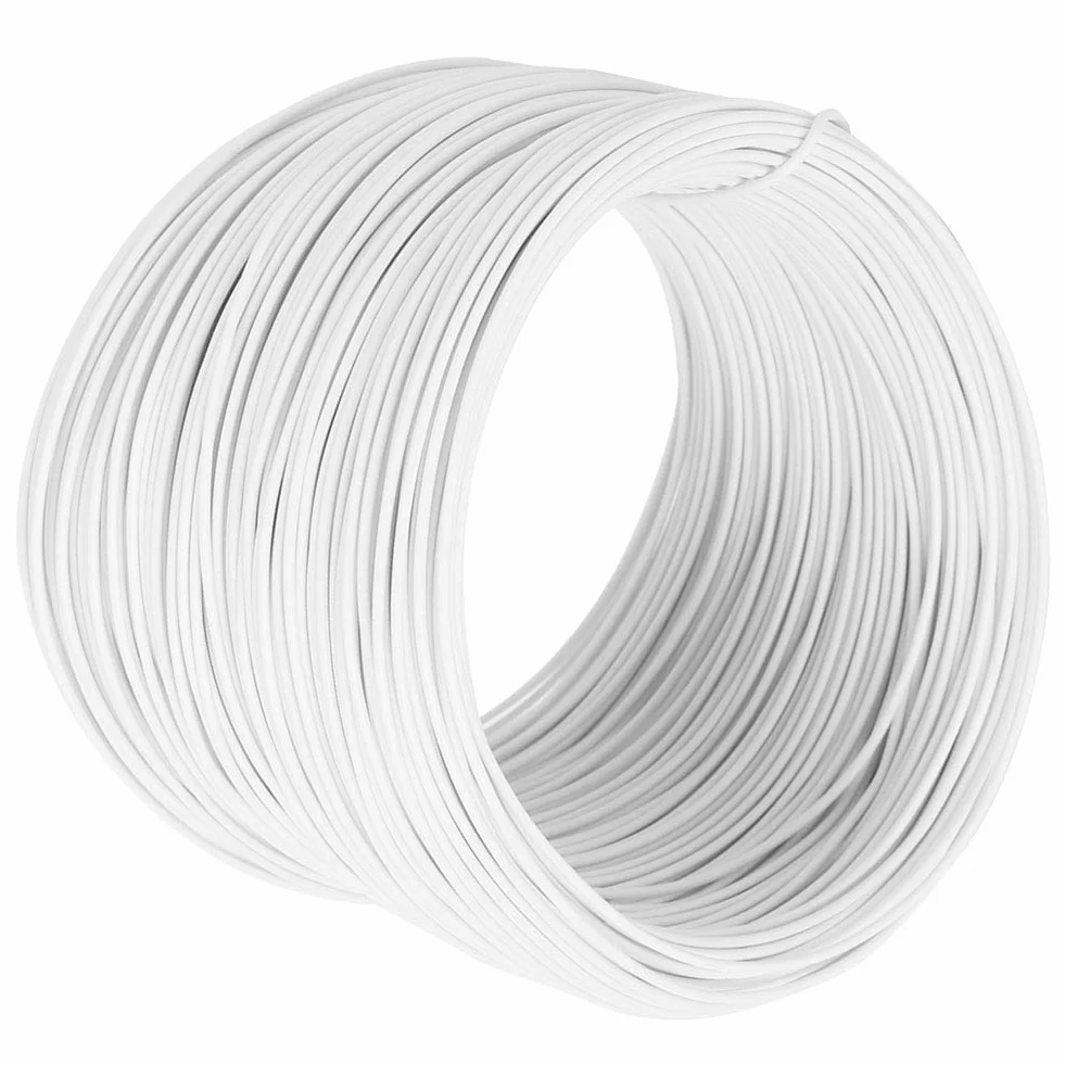 Ocynkowany drut żelazny ocynkowany biały ręcznie robiony gałąź winogron 0,55 mm 100 metrów wskaźnik ocynkowana stal hobby drut