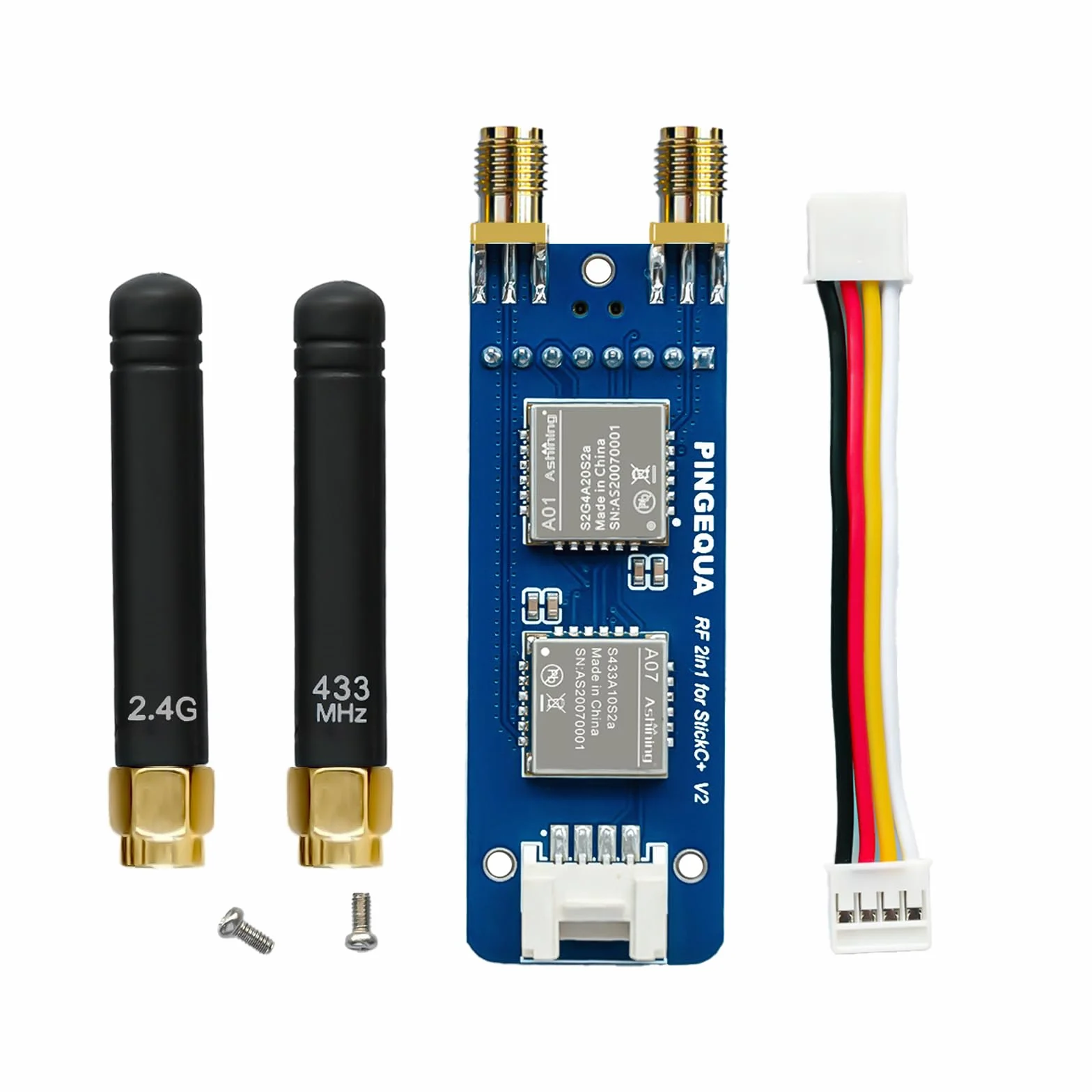Moduł RF 2 w 1 dla M5Stack StickC Plus, NRF24 2,4 GHz, CC1101 433 MHz, kompatybilny z M5Stack StickC Plus 1.1 i 2