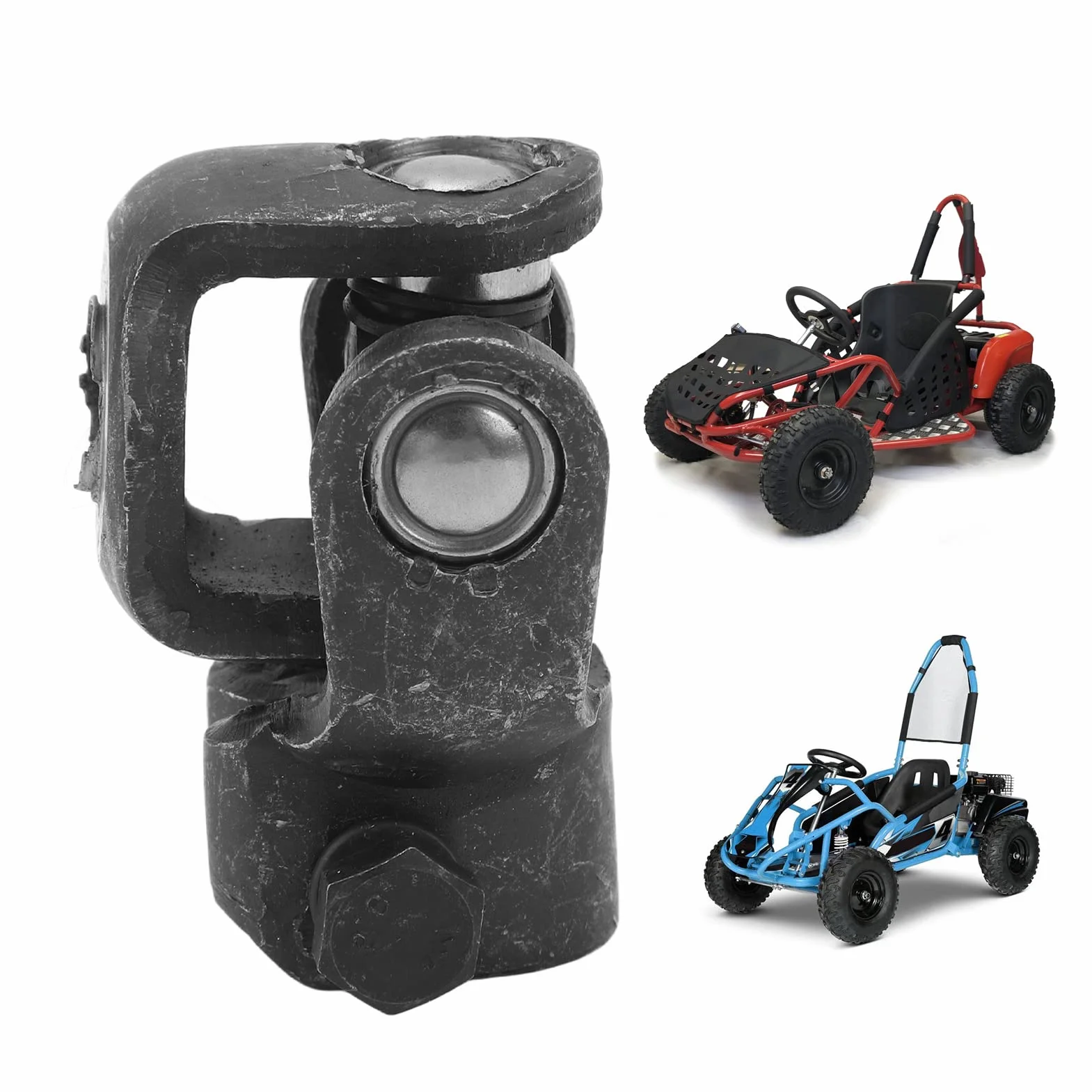 Przegub Uniwersalny Układu Kierowniczego 36T 15mm Stop Stali Heavy Duty do Gokartów Quadów UTV