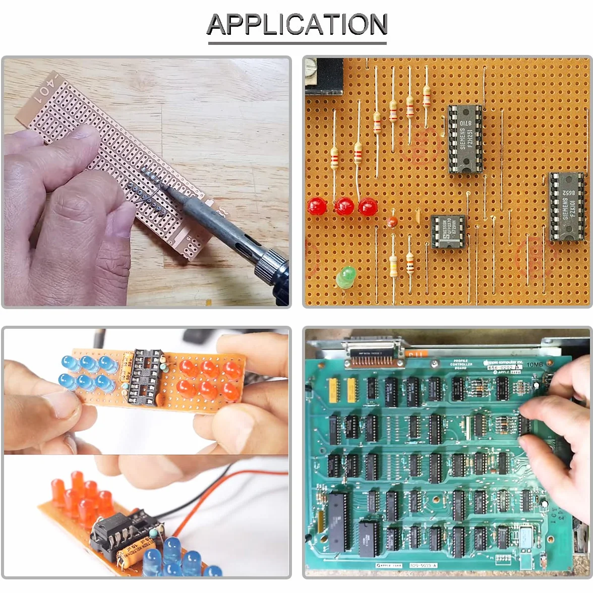 Cokół 8-biegunowy DIP-IC 2,54 mm adapter gniazda IC z trzpieniem cynowym do eksperymentów elektronicznych