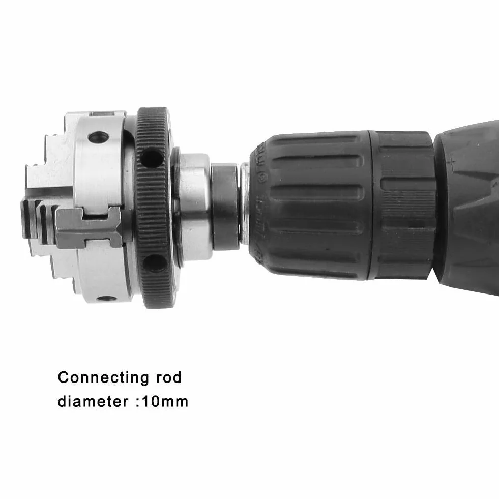 Edelstahl Chuck Pleuel für K01-50/63 K02-50/63 Drehfutter M14 * 1 Mini Drehmaschine Maschinenteile(10mm)