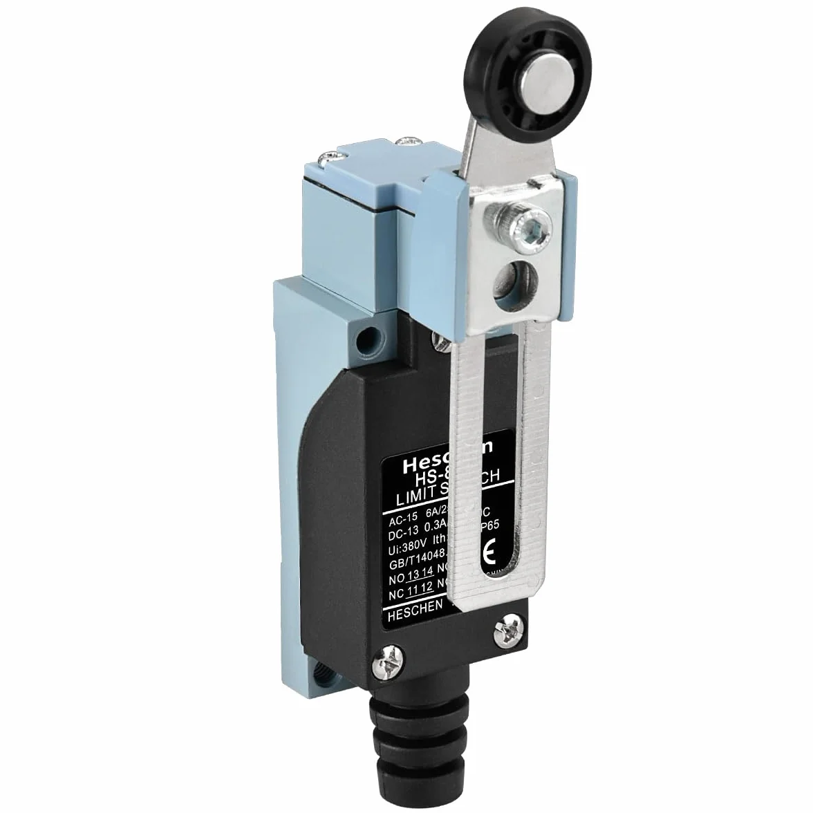 Heschen przełącznik krańcowy TZ-8108 regulowana dźwignia rolkowa 10 A 250 V AC SPDT IP65