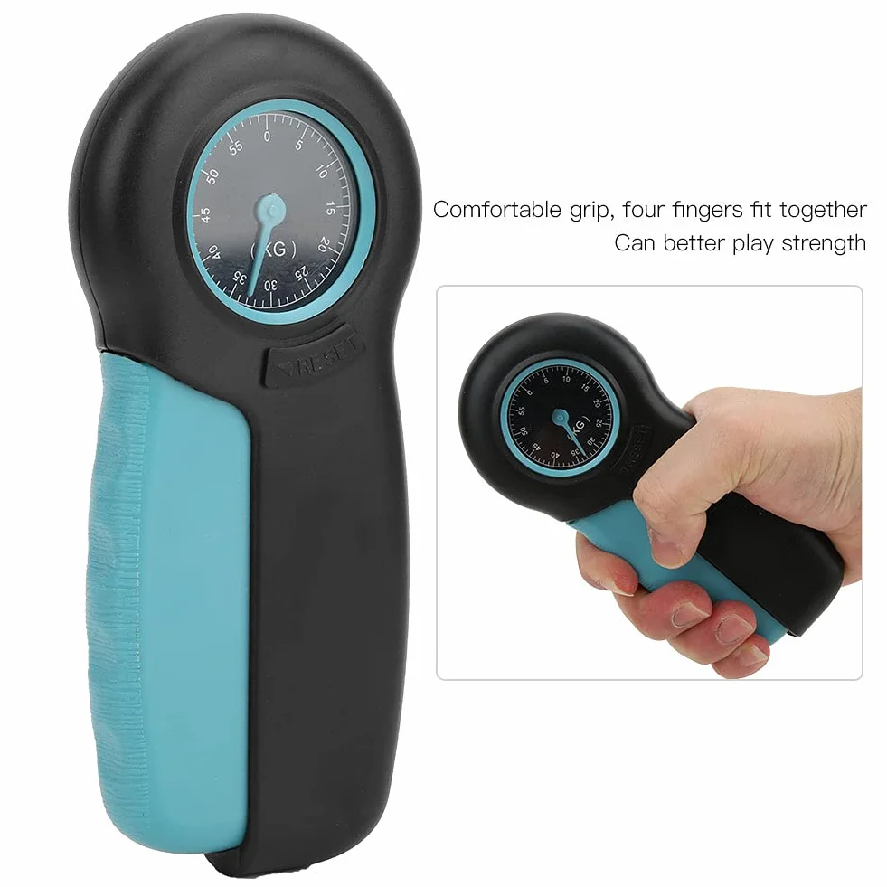 Ausla Ogromny ekran mechaniczny Wrist Enhancer miernik siły chwytu nóż ręczny (ciemnoniebieski)