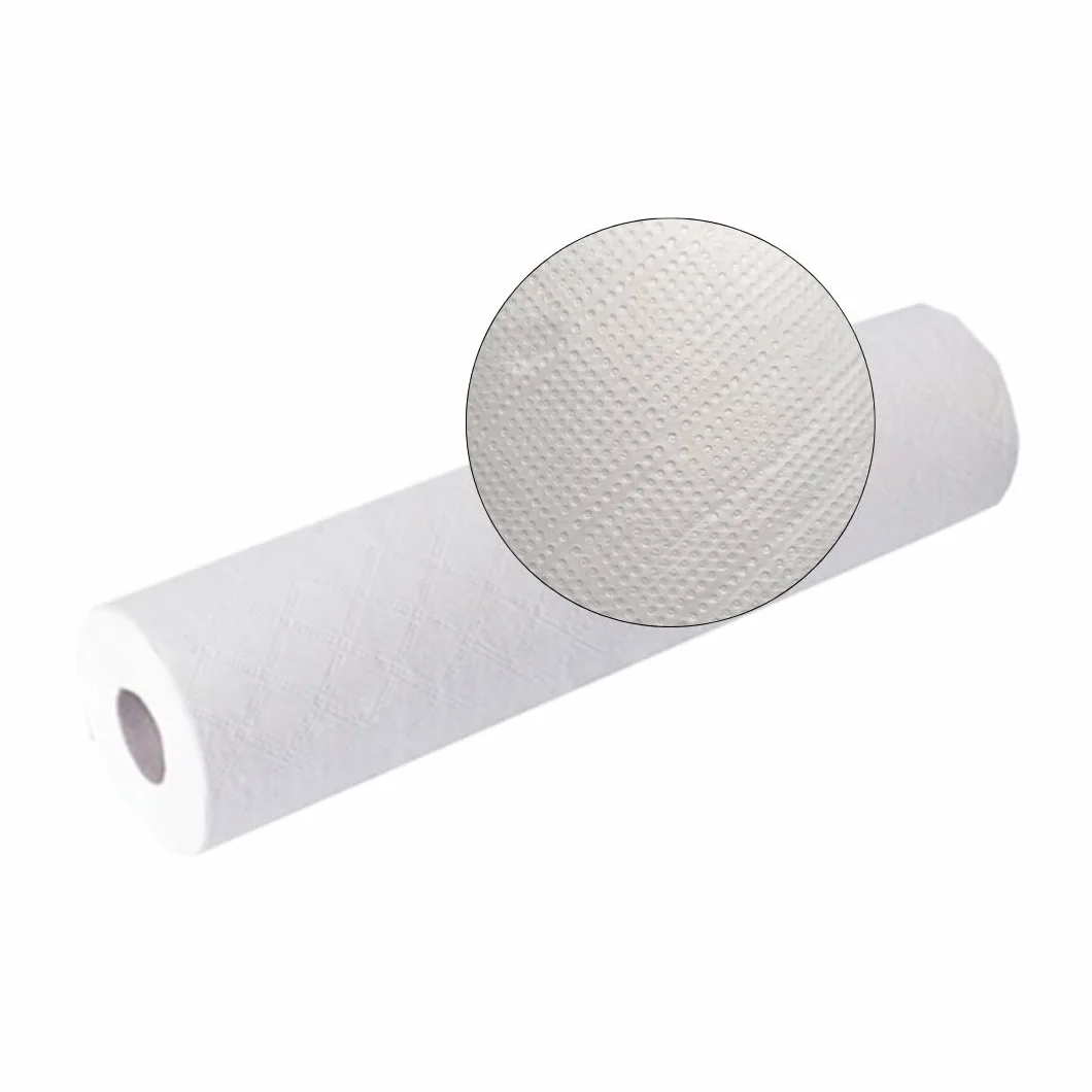Podkład Medyczny Higieniczny w Rolce, Jednorazowe Prześcieradło Kosmetyczne, 60 cm x 50 m, Biały, 2-Warstwowy