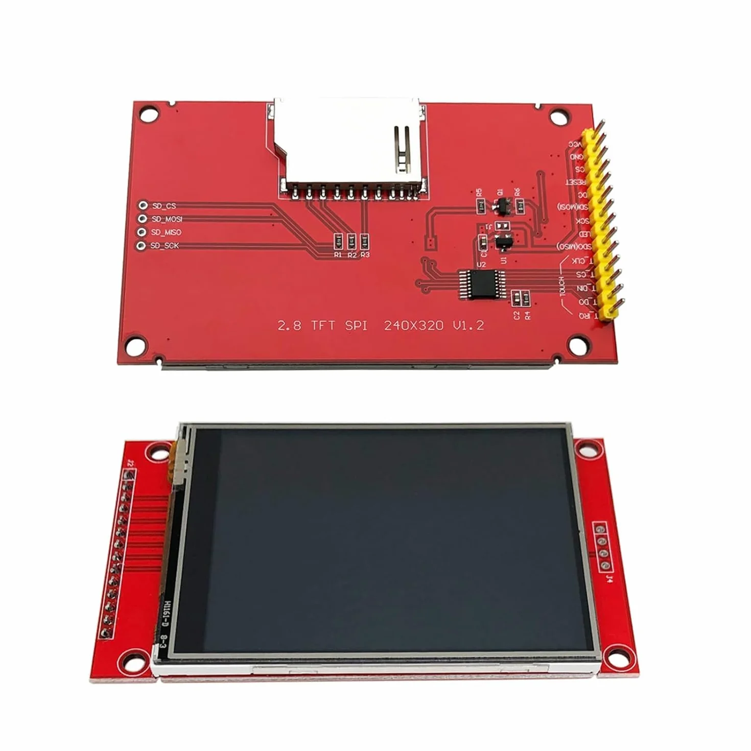 Wyświetlacz TFT LCD 2,8 cala SPI ILI9341 240x320 5V/3,3V z ekranem dotykowym