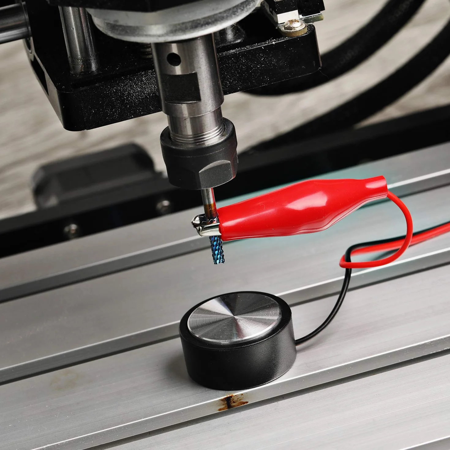 SainSmart Frezarka CNC z osią Z, sonda dotykowa, kompatybilna z Grbl/Mach 3