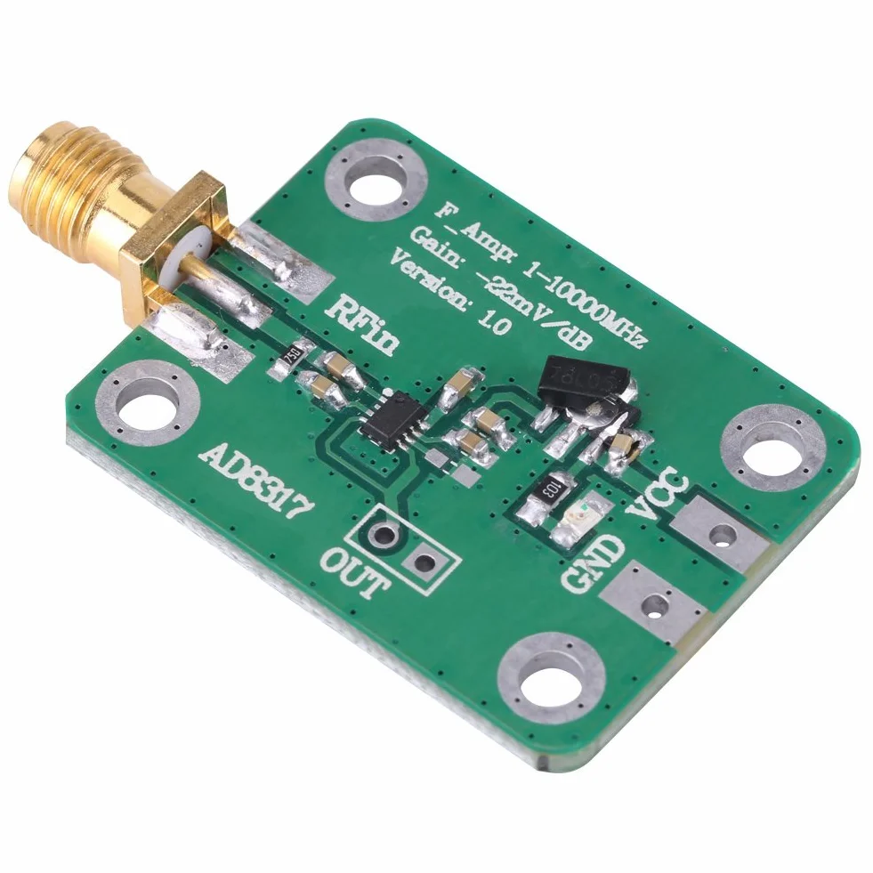 1M do 10000MHz AD8317 RF, Miernik Mocy RF AD8318 Miernik Mocy Sygnału Detektor Logarytmiczny Dynamiczne Sterowanie ALC AGC