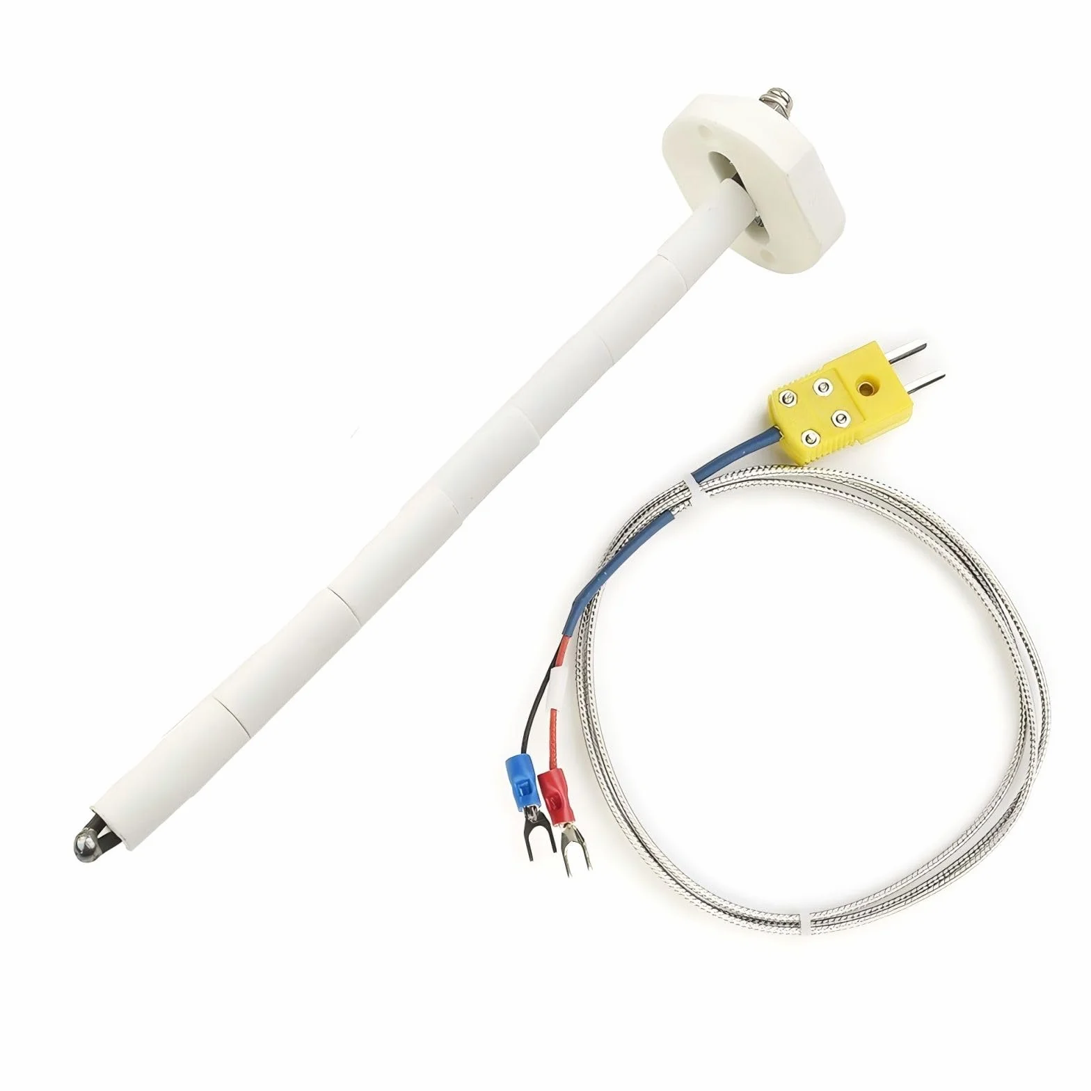 Wodoodporny typ K uziemiony termopara, blok termiczny typu K ceramiczna sonda do pieca 2372/1300 stopni F/C 11 G narzędzie wysokie