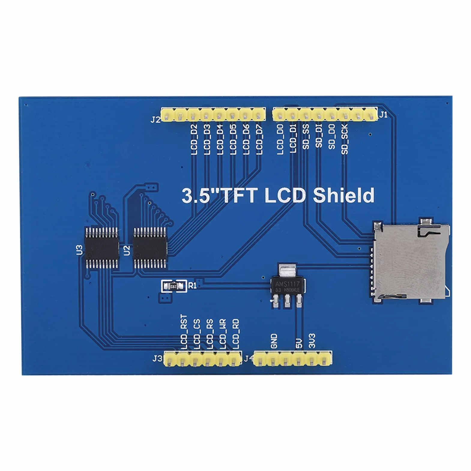Moduł Wyświetlacza LCD 3,5 Cala 480x320 z Dotykiem Gniazdo Karty Pamięci SPI Flash