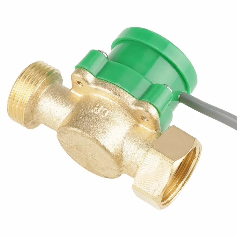 1 szt. HT-120 AC220V 1A G3/4"-3/4" Przełącznik czujnika przepływu pompy wodnej do zwiększania ciśnienia wody i obiegu ciepłej wody