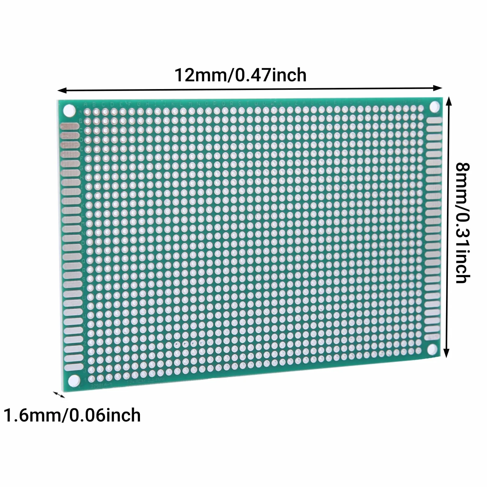 10 Sztuk 8X12Cm Dwustronnie Prototyp Platine 8X12, Prototyp Pcb 30Cm Prototyp Pcb Cynowana Płyta Breadboard Płytka Drukowana
