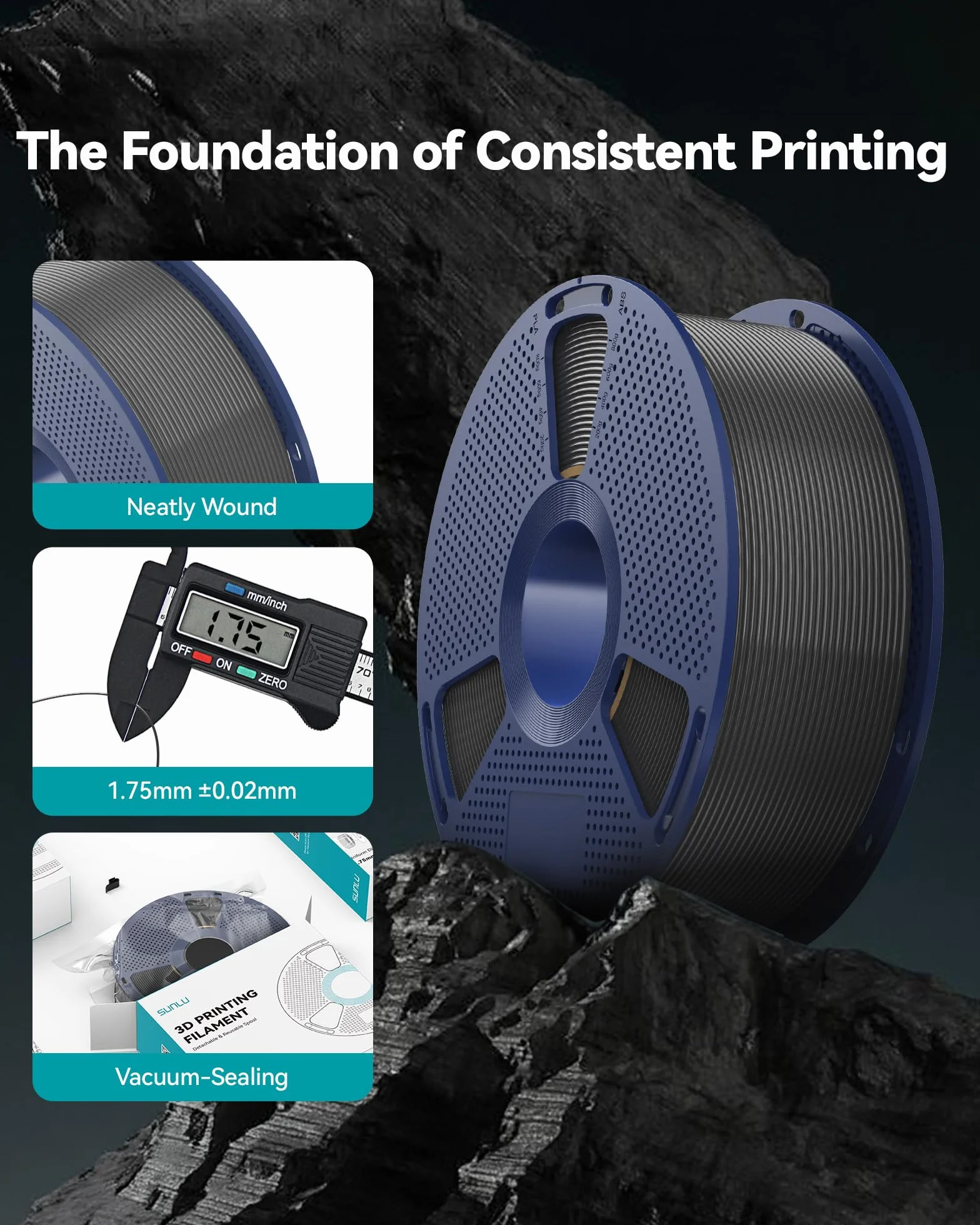 SUNLU PETG Filament 1.75mm, Filament PETG do drukarek 3D, Zwiększona Wytrzymałość i Wysoka Odporność na Uderzenia, Pasuje do Większości Drukarek 3D FDM, Szpula 1 kg, petg Różowy Kwiat Wiśni