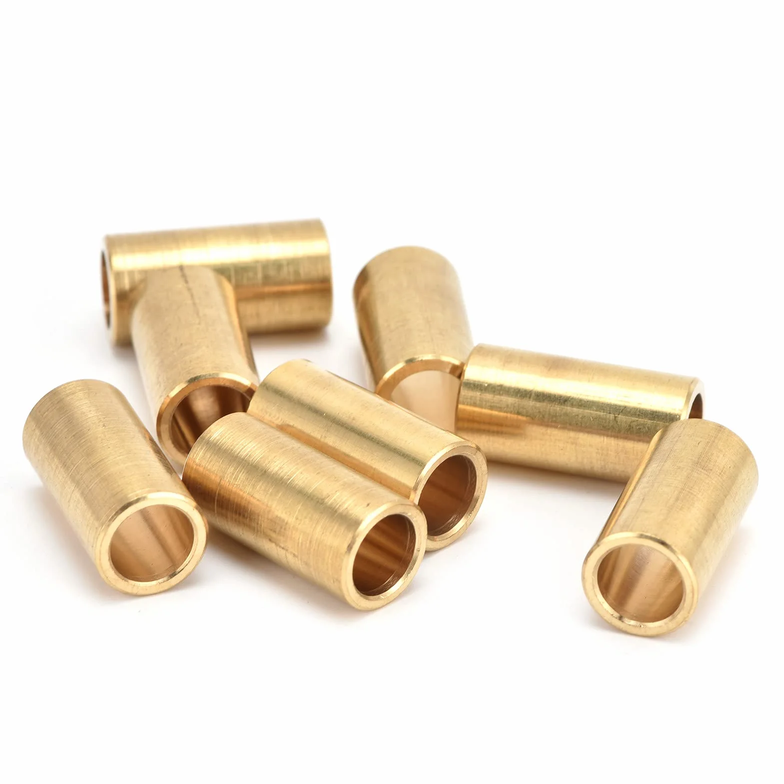 8 sztuk tuleja z brązu odporna na zużycie funkcja miedziana tuleja łożyska ślizgowego 8mm X 11mm X 22mm do sprzętu elektrycznego