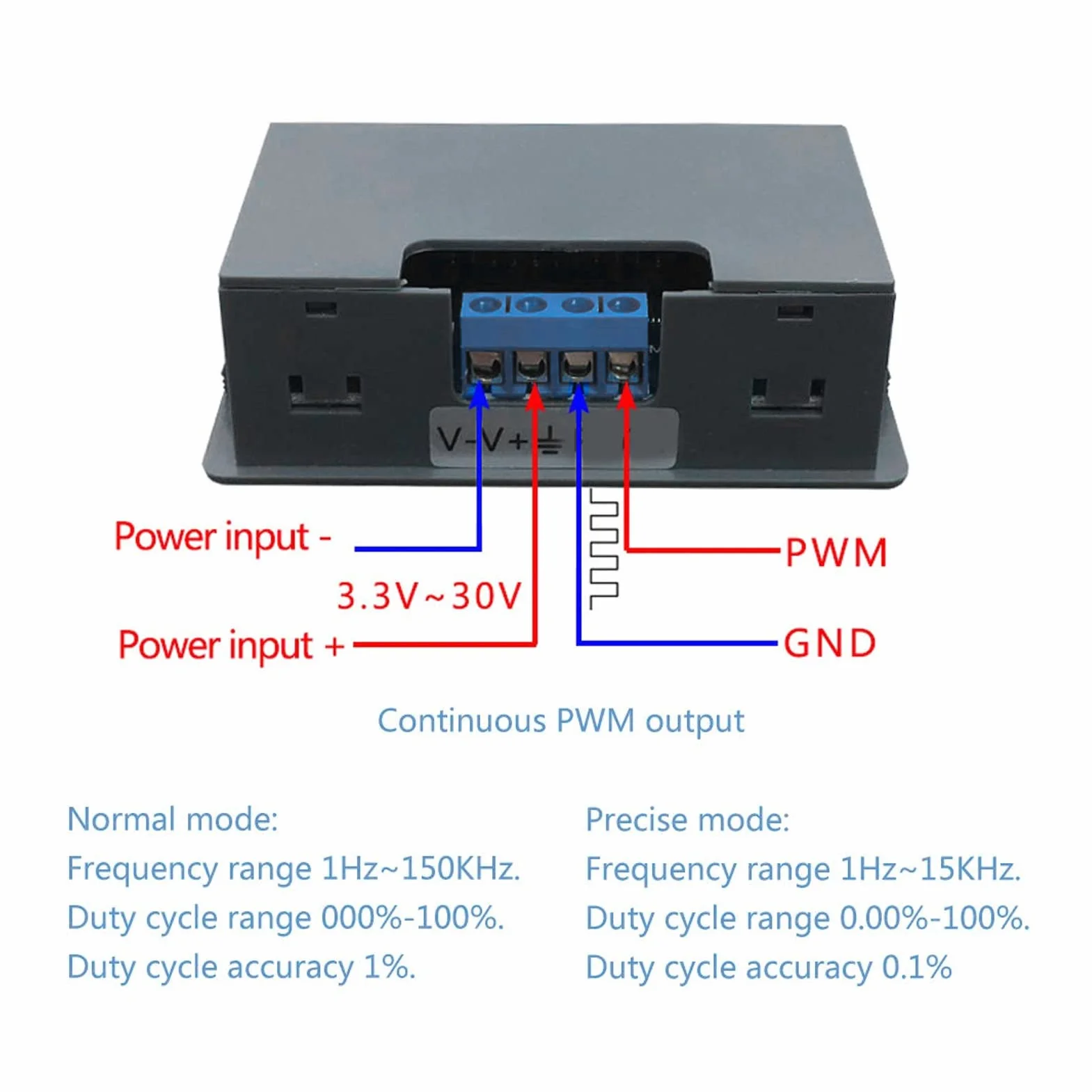 Generator Sygnału Prostokątnego Moduł Regulacji Częstotliwości Impulsów PWM z Cyklem Pracy XY‑PWM + Przełącznik do ściemniacza MCU, Regulator Prędkości