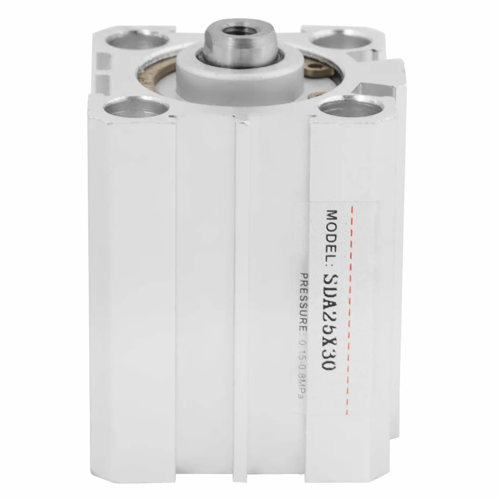 Pneumatyczny siłownik dwustronnego działania SDA25x30 aluminiowy kompaktowy