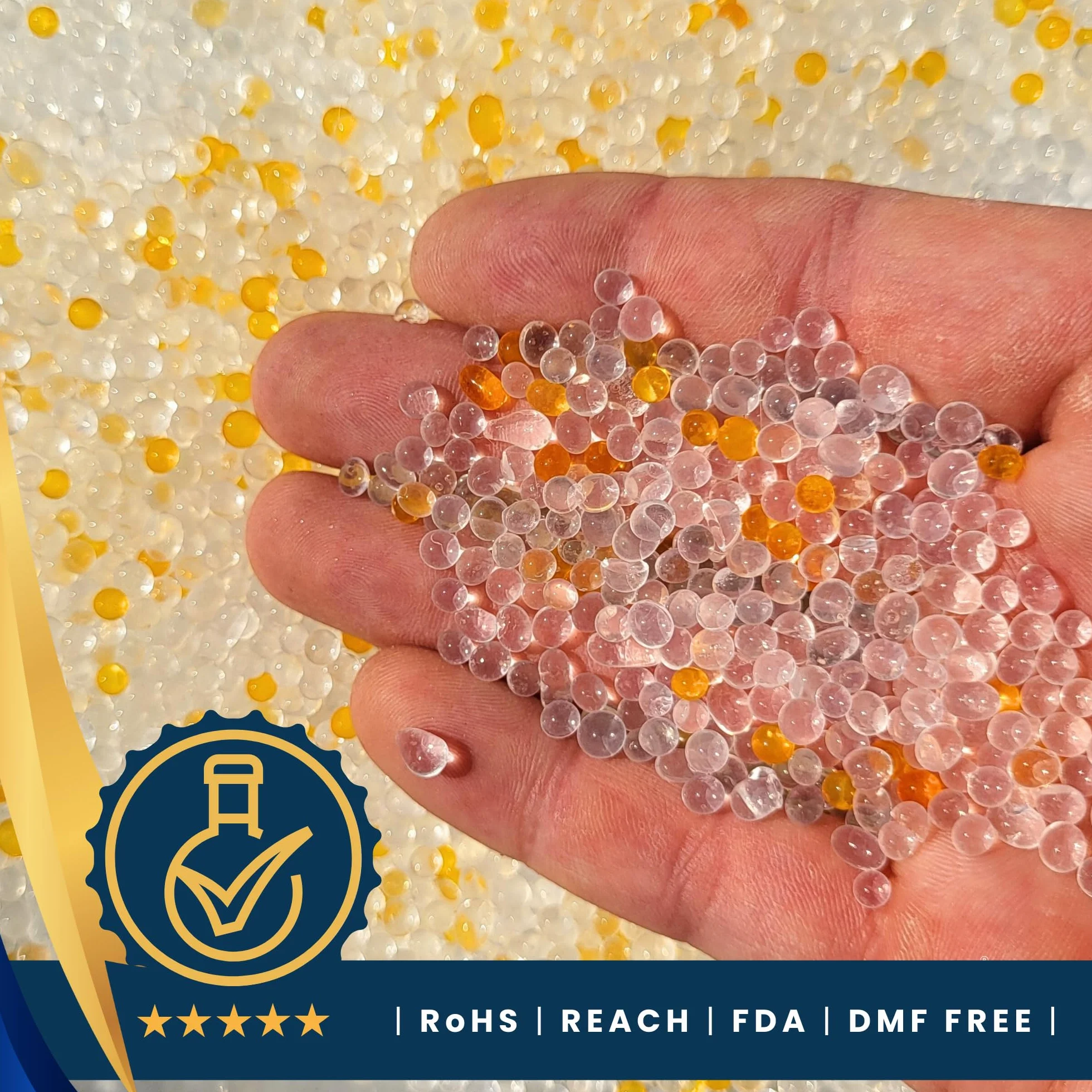 Silica Gel DUO środek osuszający 1 kg kuleczki 3–5 mm kontrola wilgotności