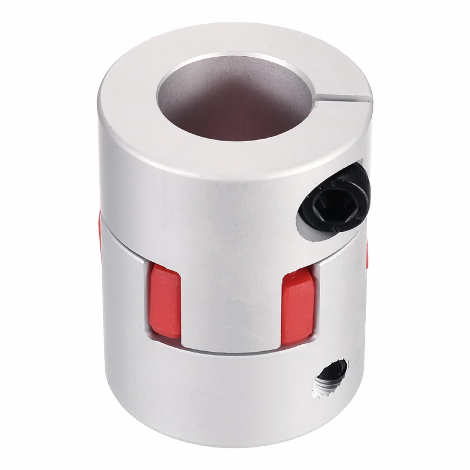 QUARKZMAN Aluminiowe sprzęgło wału 20 mm do 21 mm, elastyczne złącze Spider 50 mm x 40 mm, do drukarki 3D, CNC