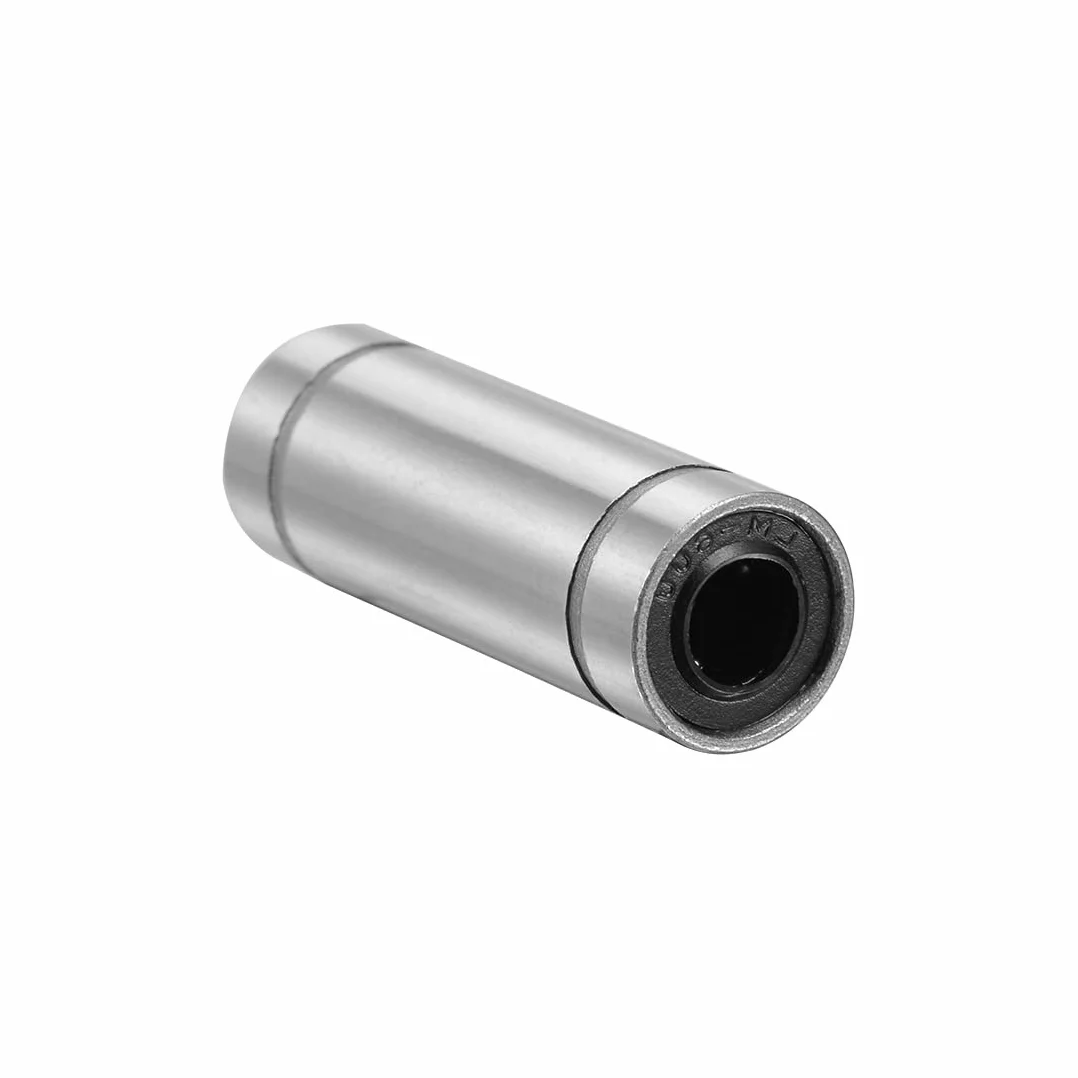 sourcing map 2 sztuki liniowych łożysk kulkowych 6 mm LM6UU ekstra długie LM6LUU, otwór 6 mm, średnica zewnętrzna 12 mm, długość 35 mm