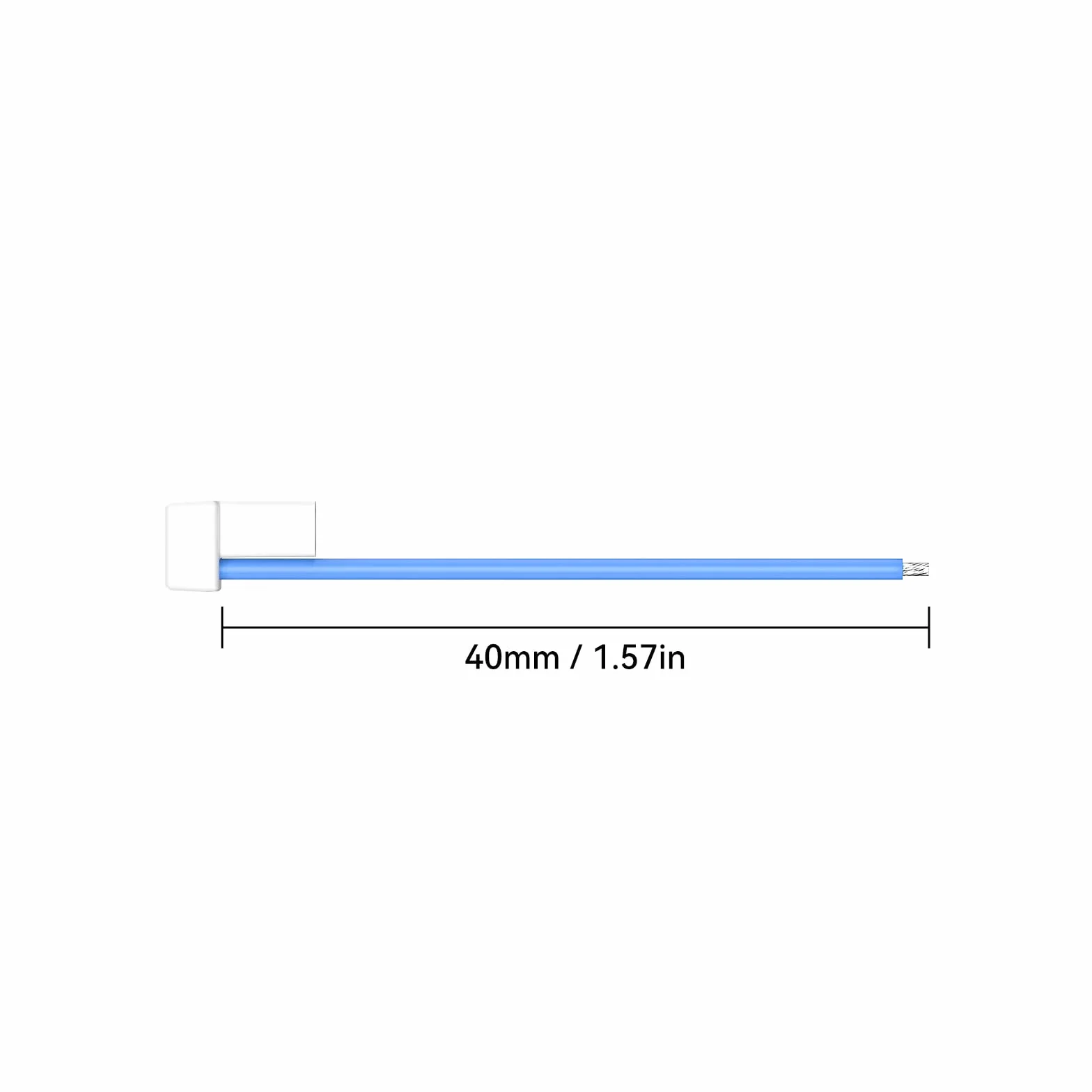 BETAFPV 6 szt. przewodów BT2.0 U Pigtail z męskim złączem 40 mm 22AWG, 180° w kształcie litery U, ultralekki przewód do dronów 1S FPV Micro Whoop Drone Quadcopters