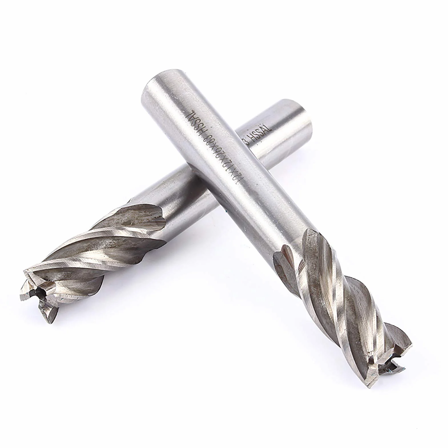 Frez 12mm Stal Szybkotnąca 4 Flet Prosty CNC Frezy Tiain Powlekane