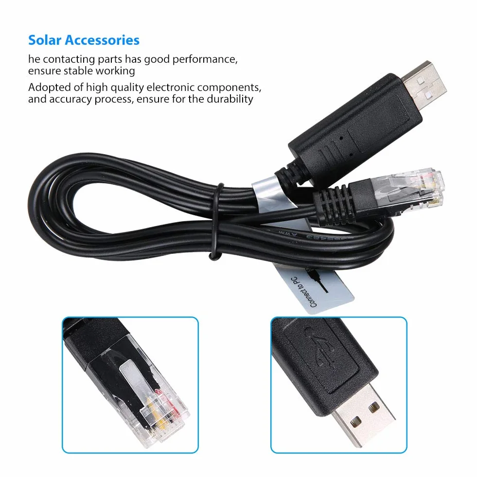 Kabel komunikacyjny CC-USB-150U do regulatora ładowania MPPT PWM