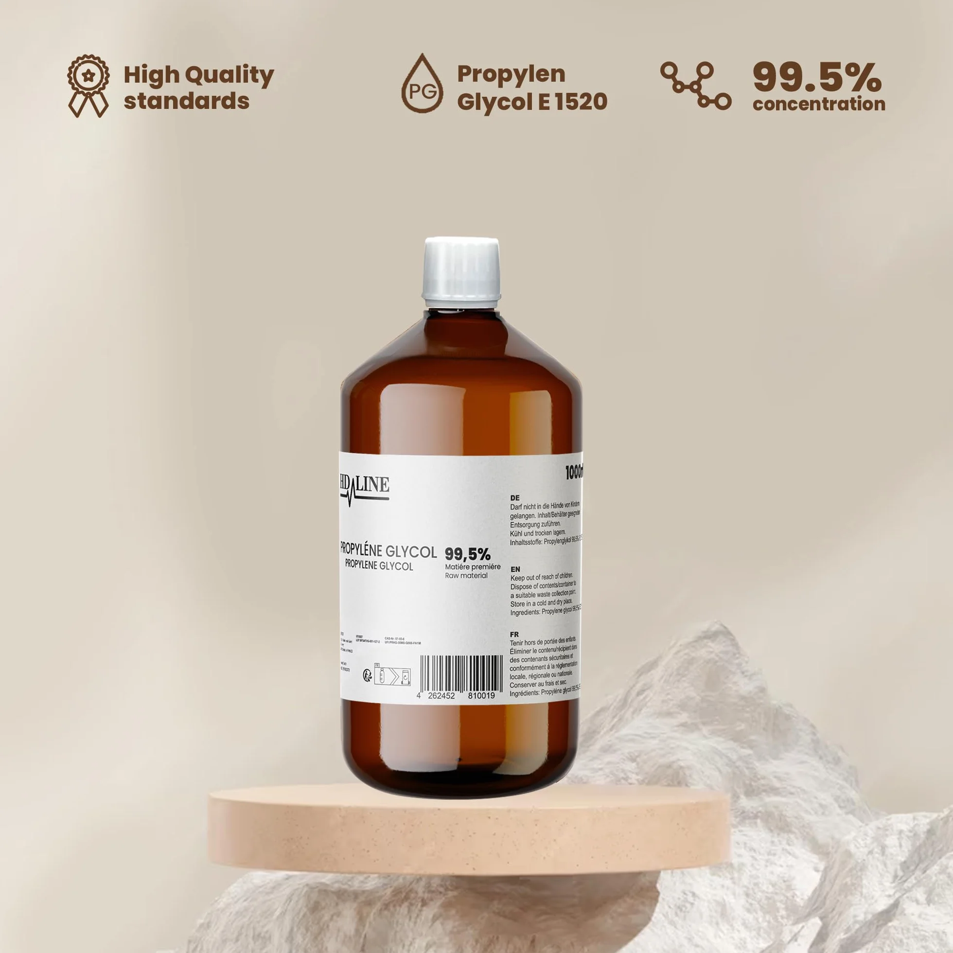 Hd-Line E422 Gliceryna, Przezroczysty, 1000 ml
