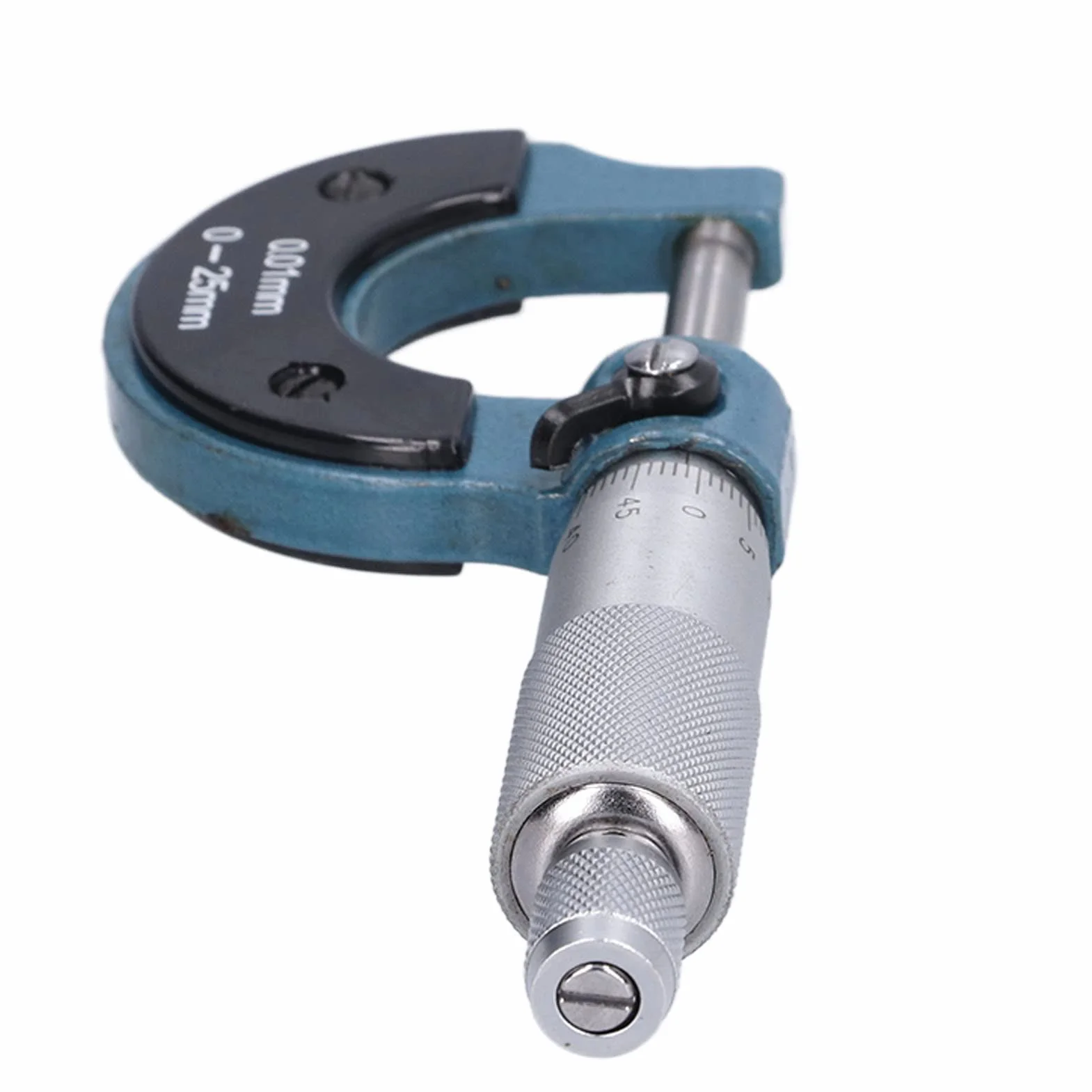 Mikrometr Zewnętrzny 0-25mm Stal Nierdzewna Dokładność 0,01mm z Kluczem