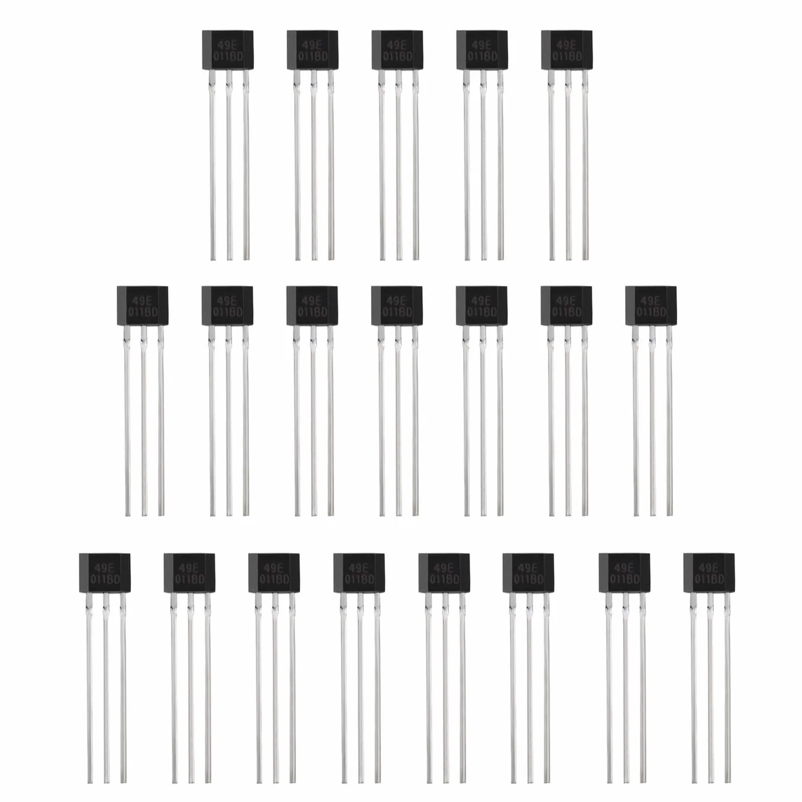 20 x 49E OH49E SS49E czujniki liniowe S49E TO-92 3-pinowy element czujnika, przełącznik do pojazdów elektrycznych, naprawa silnika