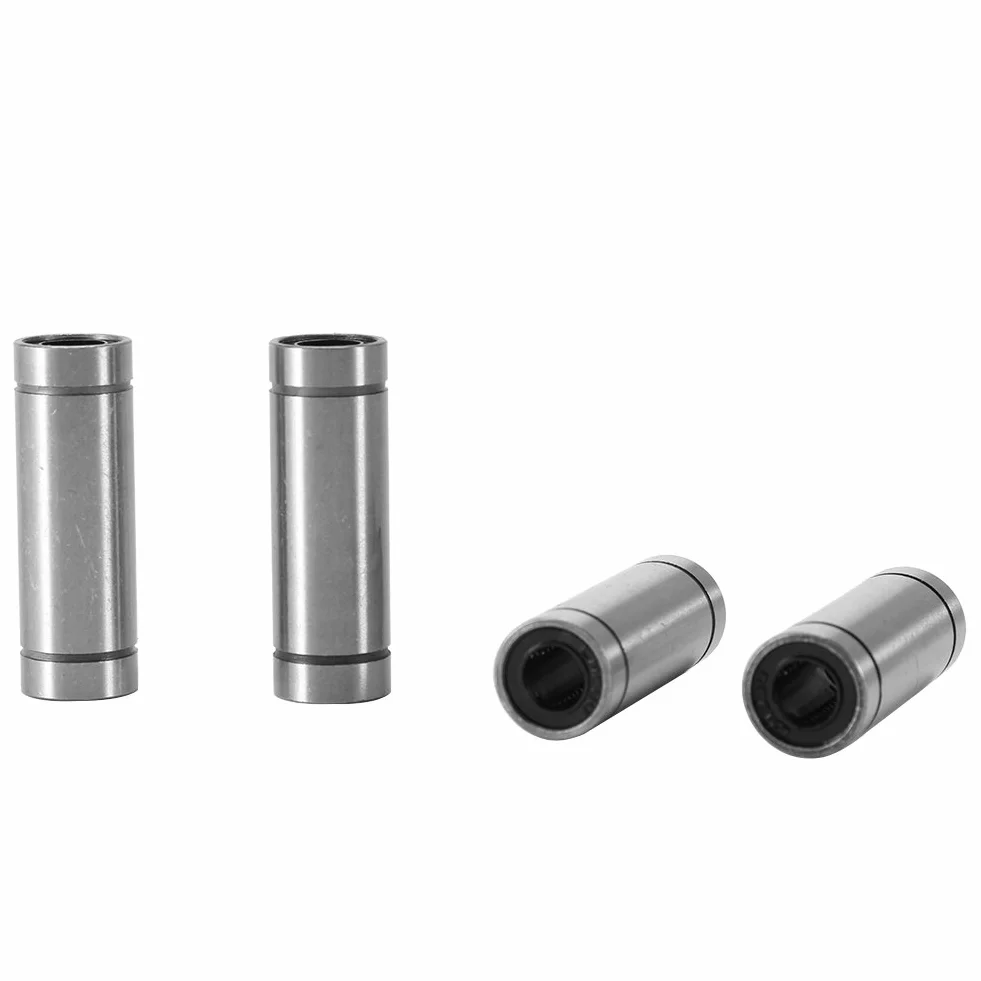 6 szt. LM8LUU łożyska liniowe CNC liniowy ruch kulkowy tuleja dwustronna gumowa uszczelniona do drukarki prętowej 8 mm