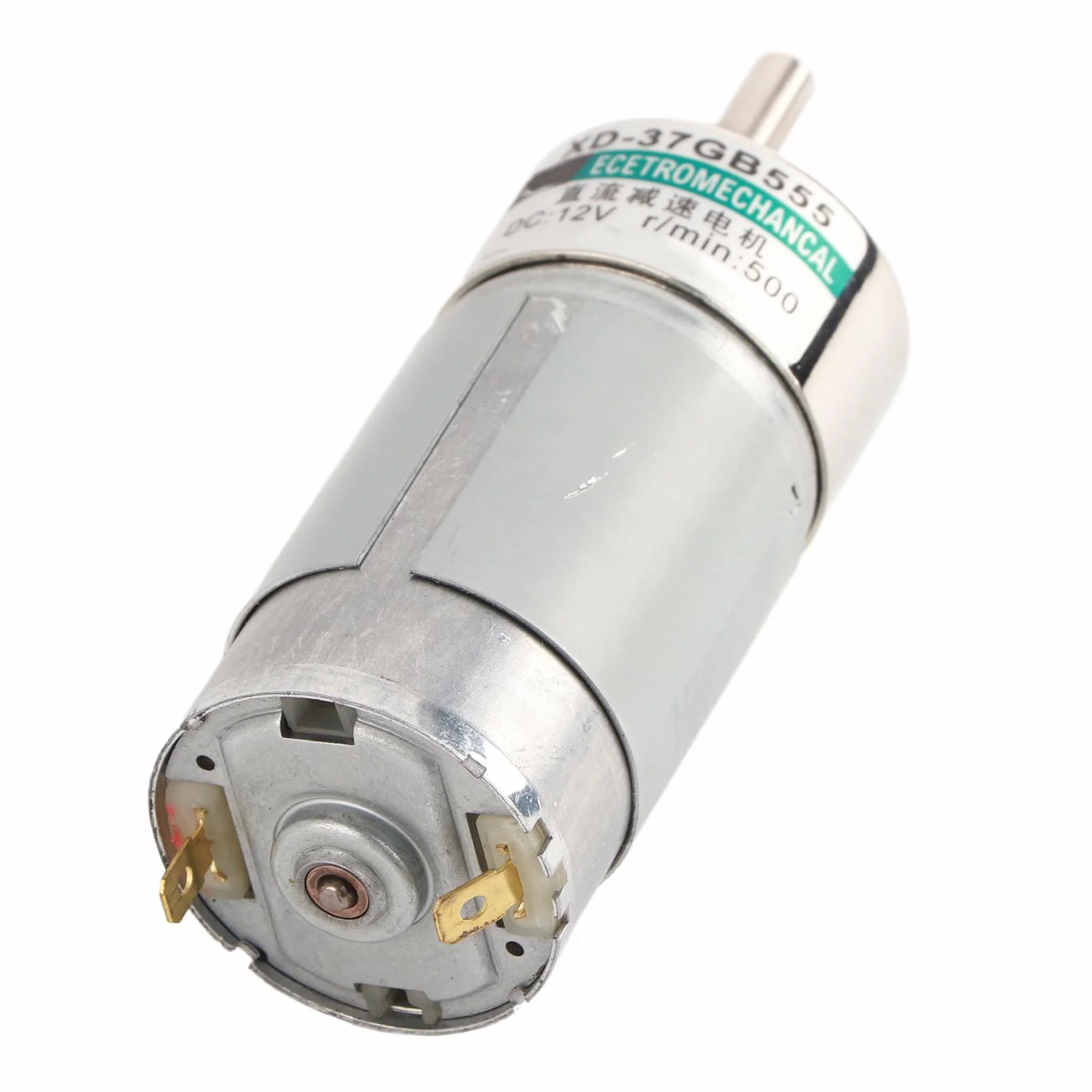 FTVOGUE DC12V 15W 500 Rpm 37GB555 Silnik z czystą cewką z Drutu Miedzianym do Cichej Pracy w Maszynie