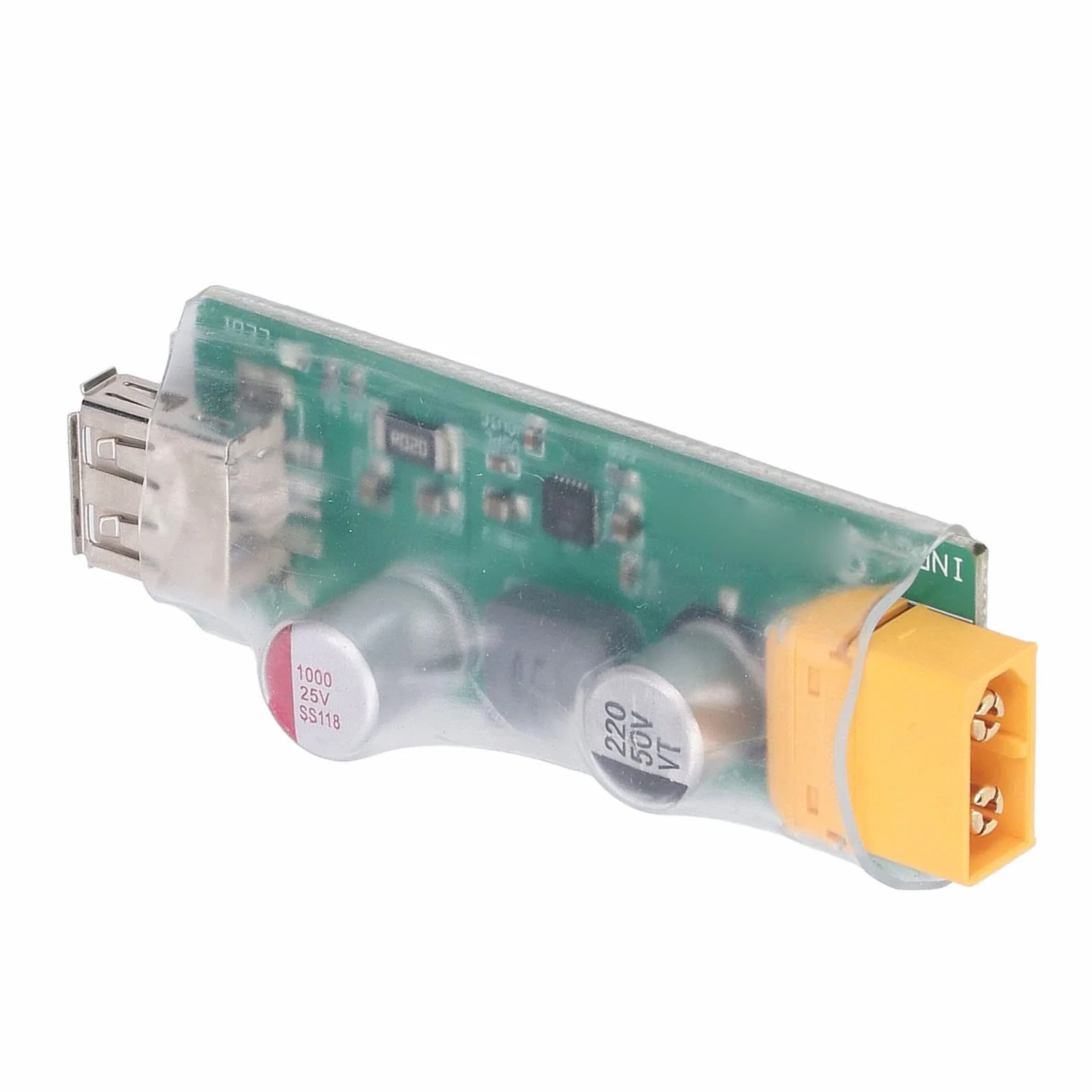Konwerter ładowania XT60 na USB Multi Protection 3 Interfejsy PCB Moduł Konwersji