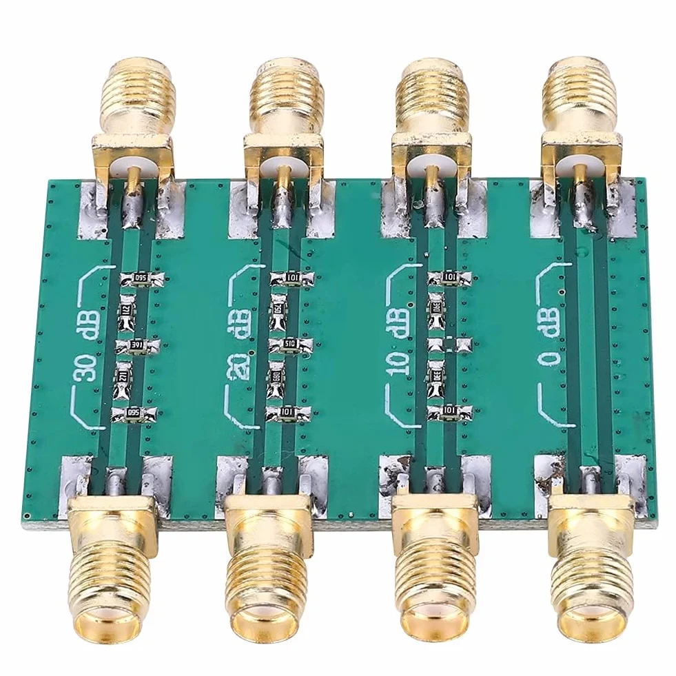 DC-4.0GHz RF Stały Moduł Tłumika SMA Podwójna Głowica żeńska śruba Zewnętrzna Wymiana Płyty Tłumika Częstotliwości Radiowej