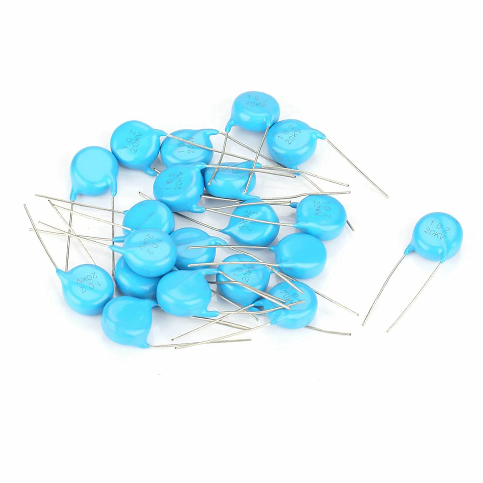 High Voltage Ceramic Capacitor Kit 20Kv 1Nf 0.001Uf 1000Pf 20Pcs