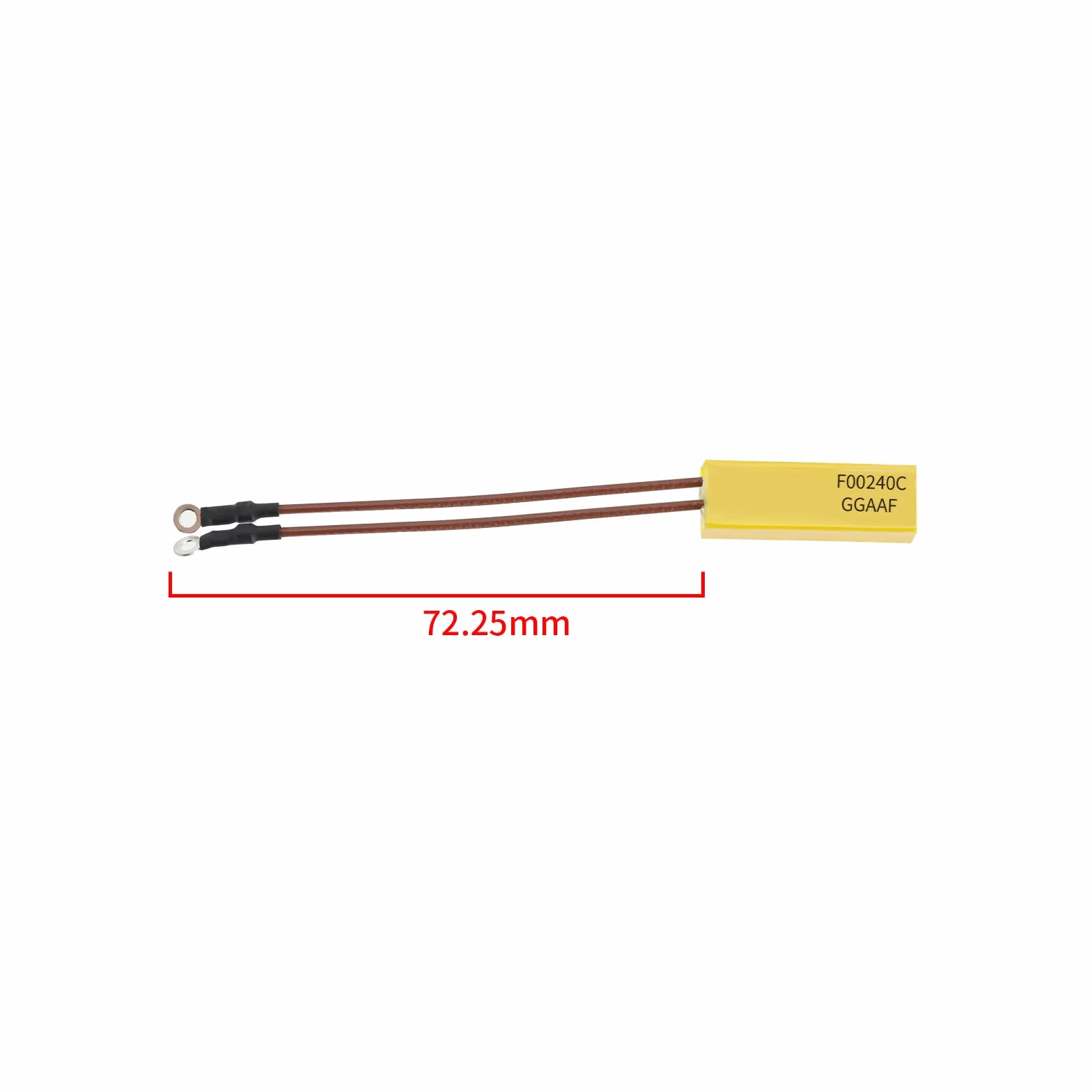 Create idea 2 szt. ceramicznych bezpieczników termicznych 10 A 250 V 240 ℃ kompatybilne z lokówką, prostownicą do włosów, ochrona przed przegrzaniem, drut ze stopu ABS