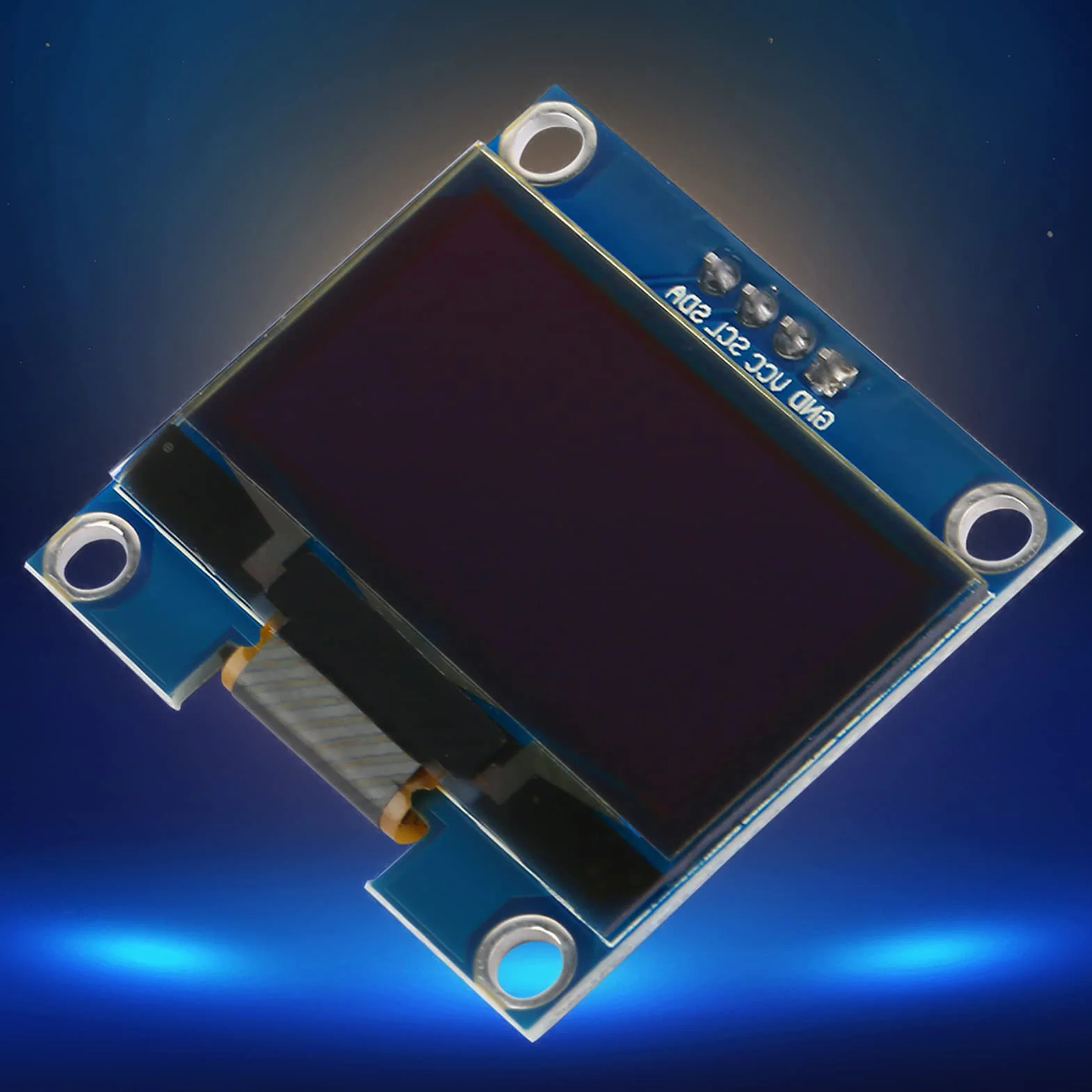 Moduł wyświetlacza, 1,3-calowy jasny uniwersalny uniwersalny moduł OLED o wymiarach 128 x 64 z białym tekstem do inteligentnego urządzenia medycznego dla inteligentnego urządzenia sanitarnego