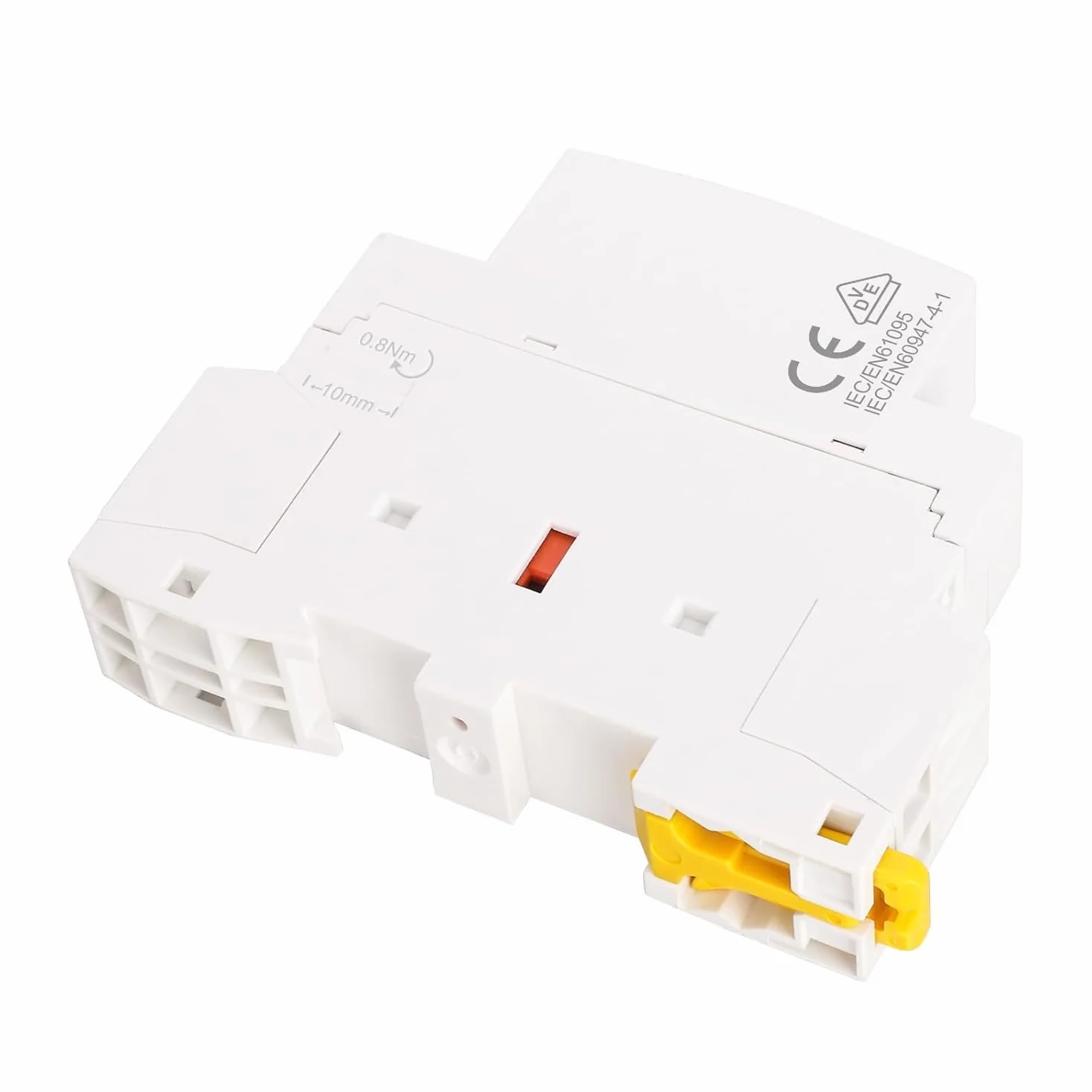 BAOMAIN Stycznik AC, 2-biegunowy 2NC, 25 A, AC 220 V, napięcie cewki, 35 mm Montaż na szynie DIN BCT-25/02