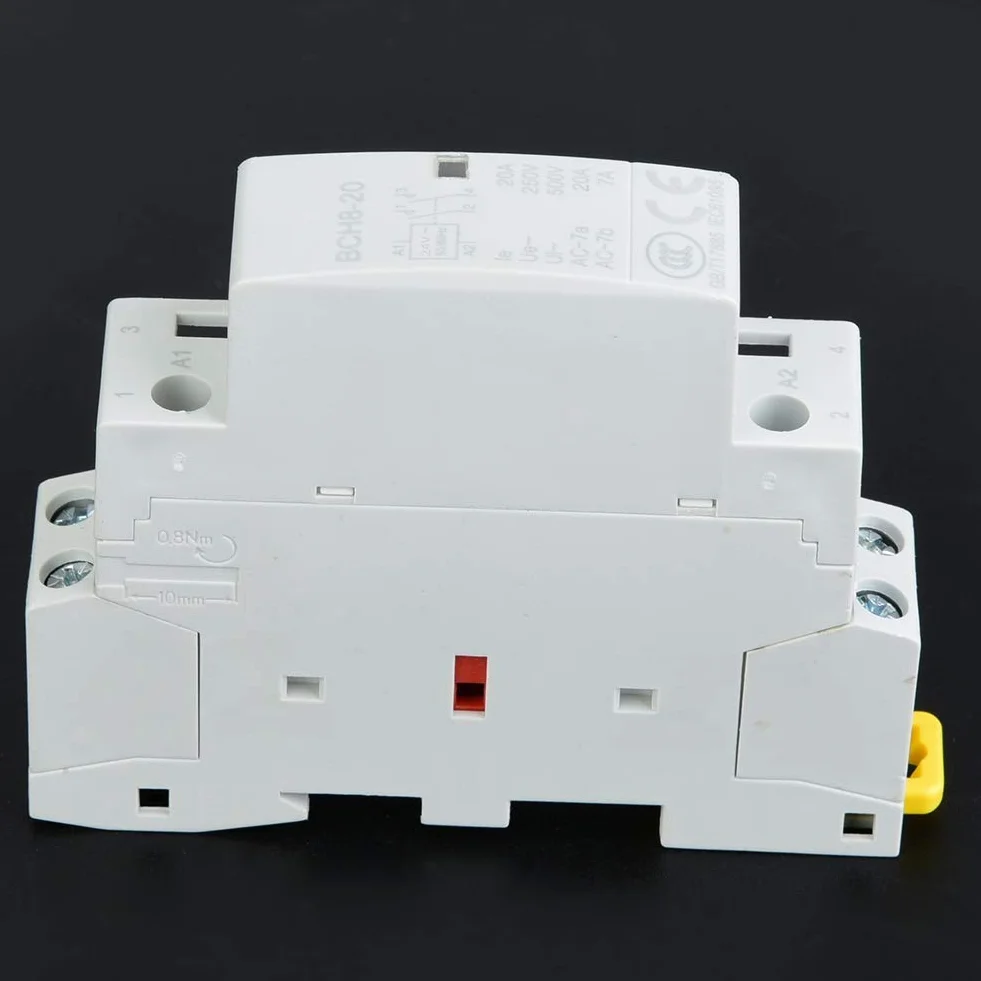 20 A 50/60 Hz AC stycznik, 2P 1S + 1Ö 35 mm DIN montaż szynowy gospodarstwo domowe stycznik AC (220 V/230 V)