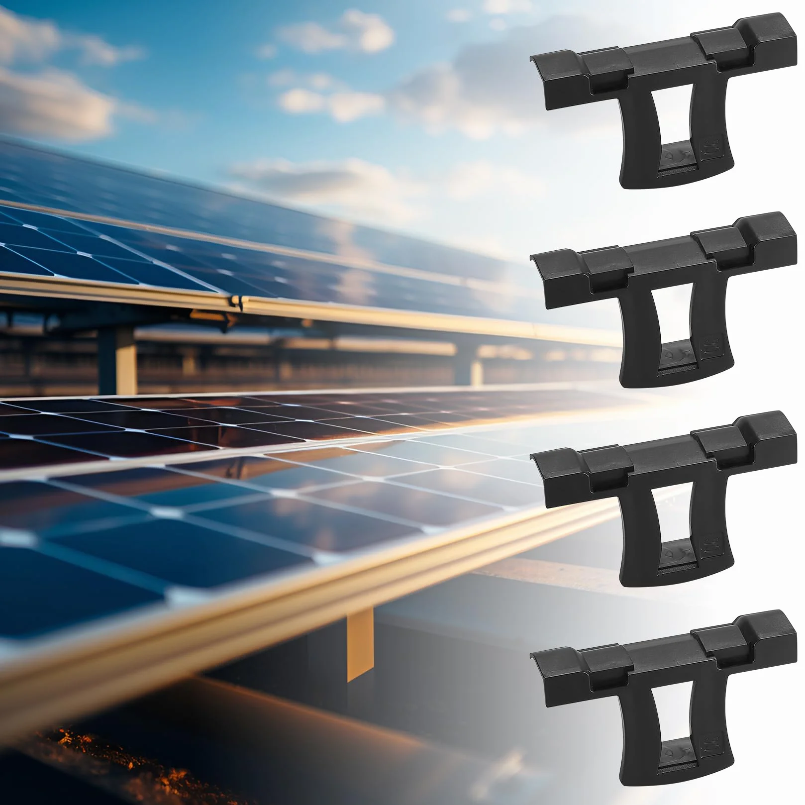 Klipsy do odprowadzania wody z paneli słonecznych 30mm moduły PV klipsy odwadniające