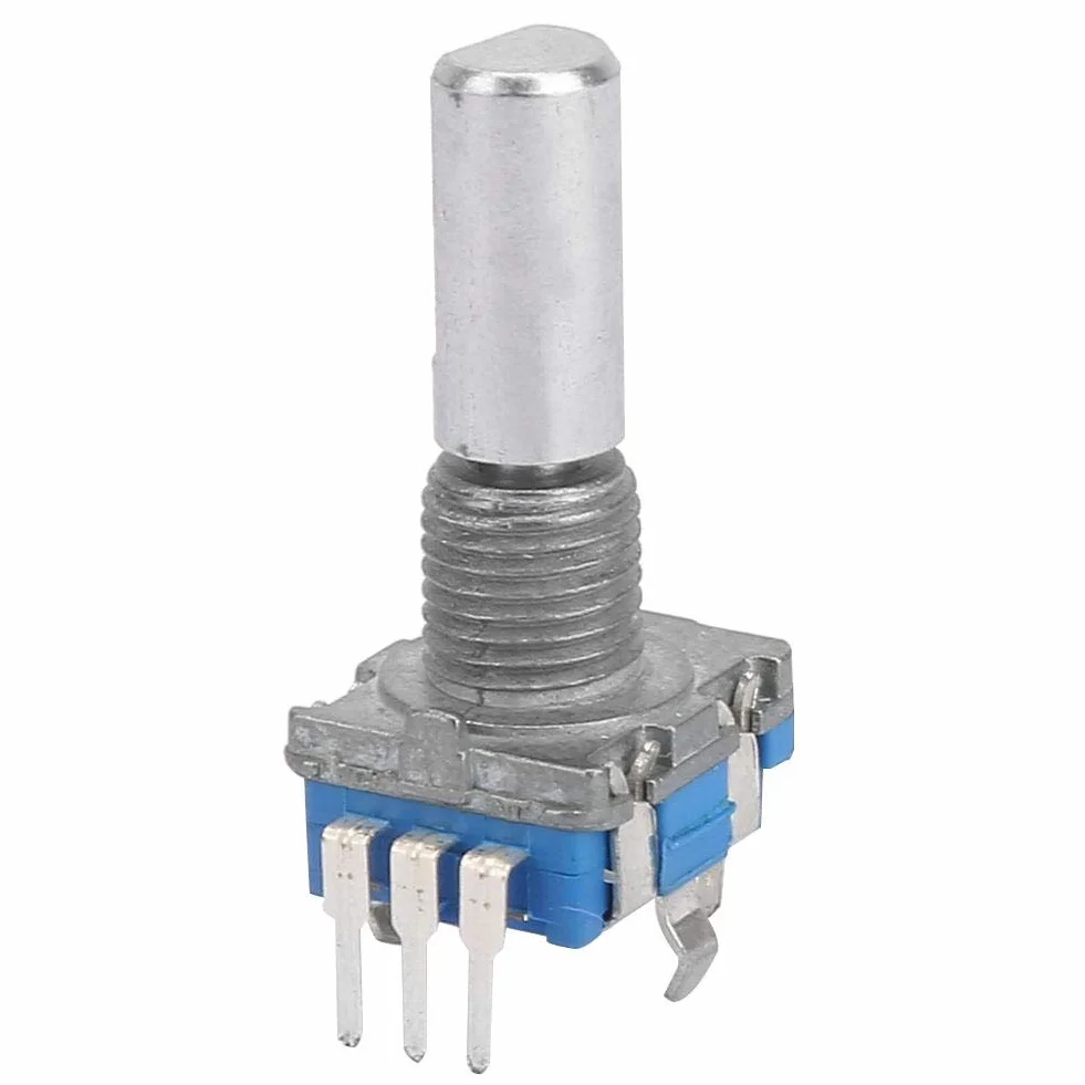 10 sztuk 5 Pin enkoder obrotowy + podkładki + nakrętki DC 5V EC11 enkoder obrotowy przełącznik kodujący cyfrowy potencjometr z przełącznikiem