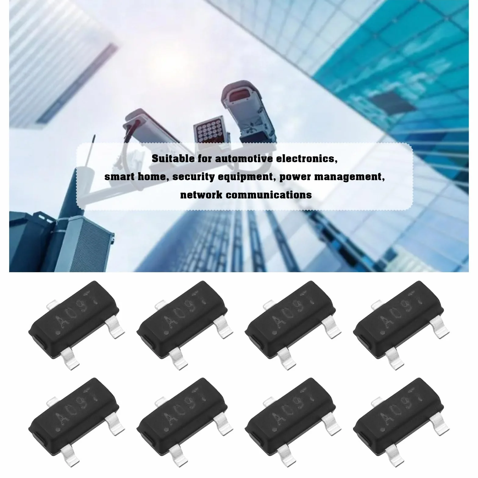 AO3400 A09T 5,7 A 30 V N-kanałowy tryb wzmocnienia kanału P tranzystor polowy kompatybilny z tranzystorem MOSFET SMD AO3400 SOT-23