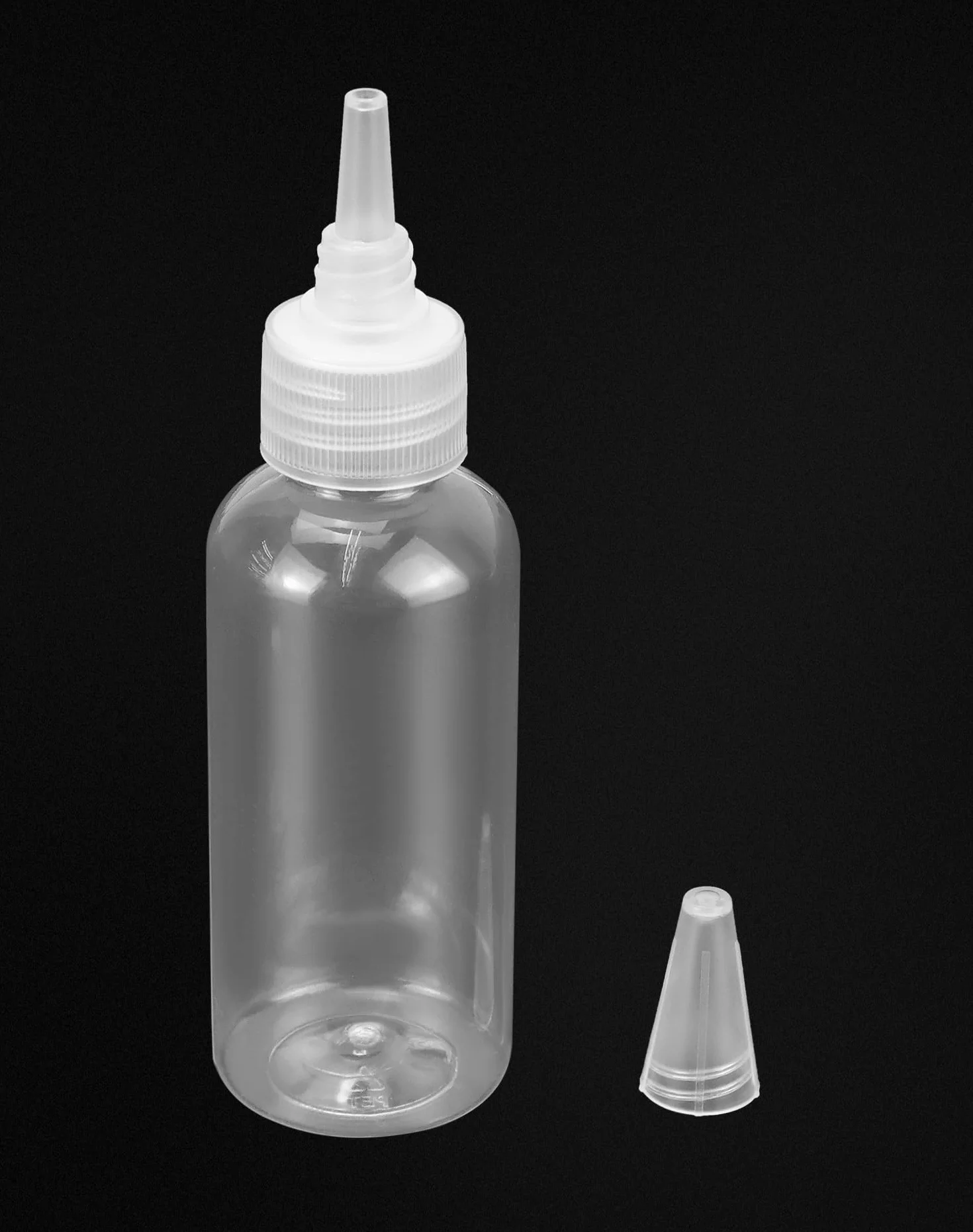 QWORK® 16 szt. plastikowych butelek dozujących, 30 ml/60 ml, małe butelki dozujące, butelka do wyciskania z dyszą do różnych płynów