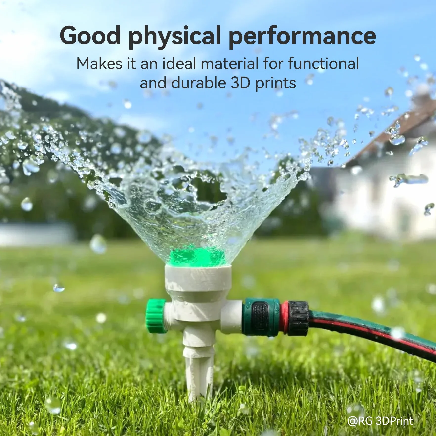 TECBEARS Filament ABS 1,75 mm, 1 kg, biały, wysoka wytrzymałość i wstrząsy, odporny na wysoką temperaturę, filament do drukarki 3D, dokładność wymiarowa +/-0,03 mm, szpula 1kg (2,2 funta)