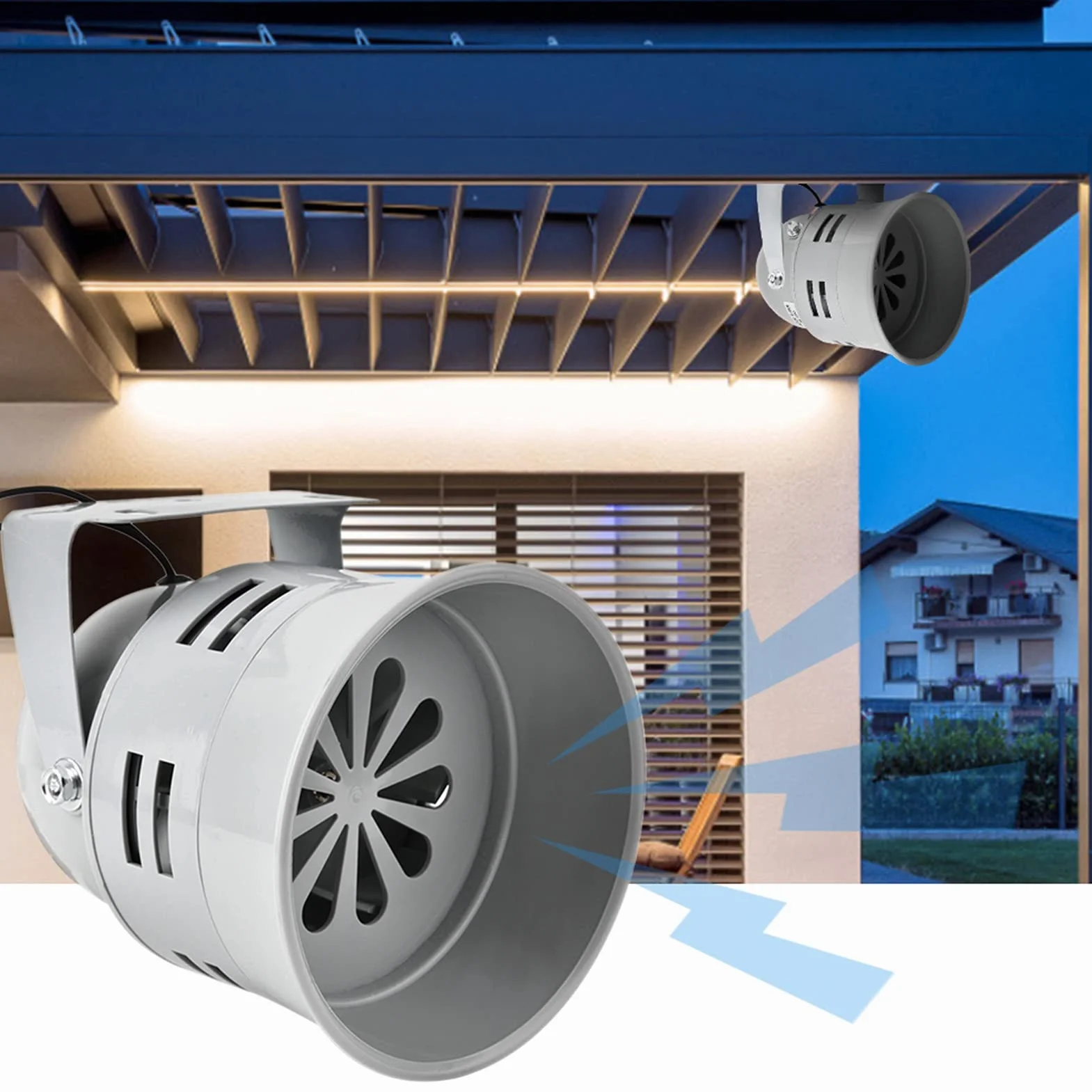 Elektromotor angetriebene Sirene 120DB Mini-Industrie Hoher Dezibel Daueralarmhorn AC220V