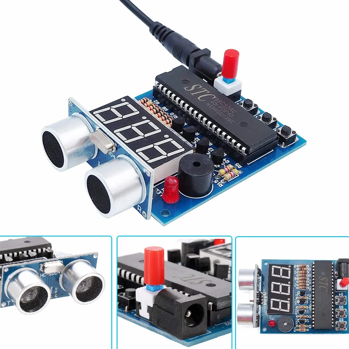 Zestaw ultradźwiękowy do lutowania elektroniki HC-SR04 moduł czujnika USB DC