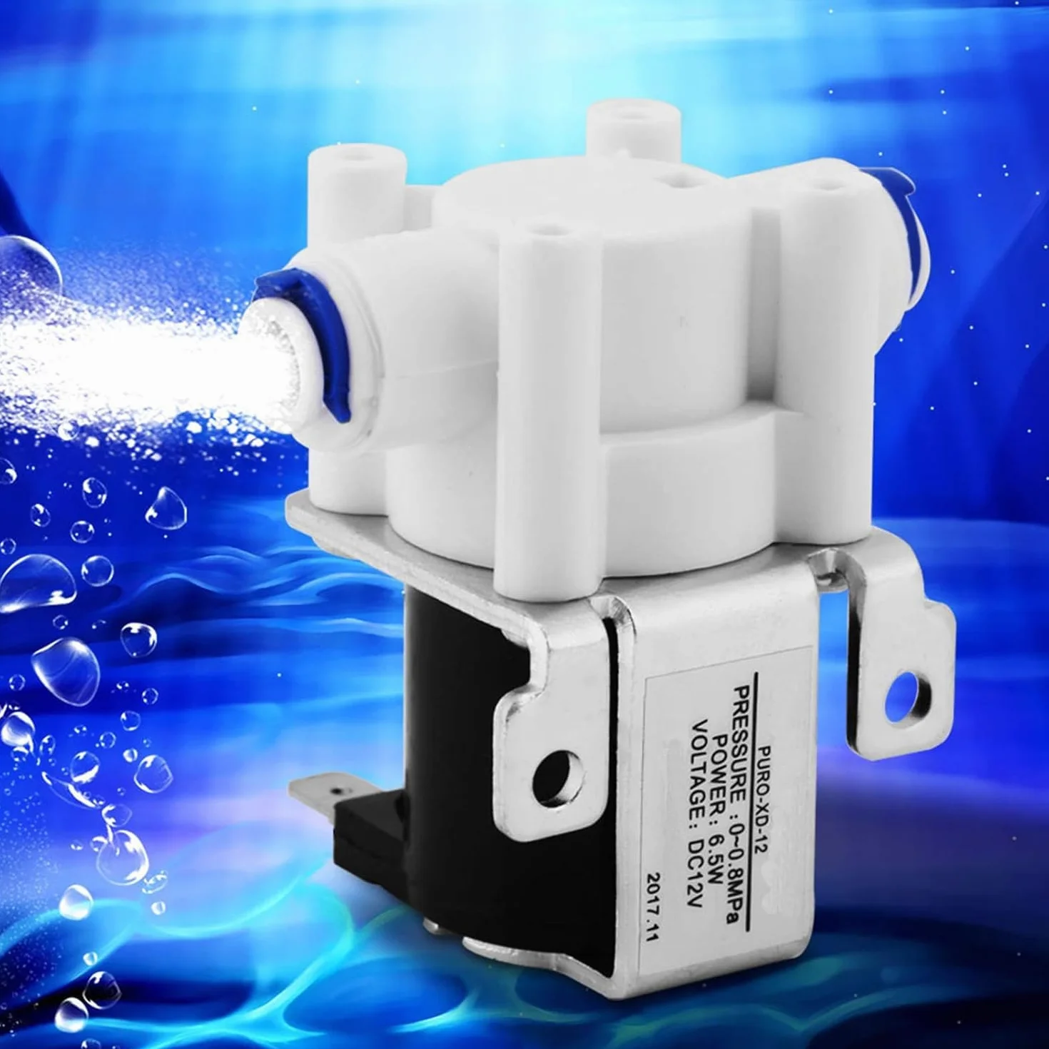 Zawór elektromagnetyczny wody DC 12V 1/4 cala zwykle zamknięty