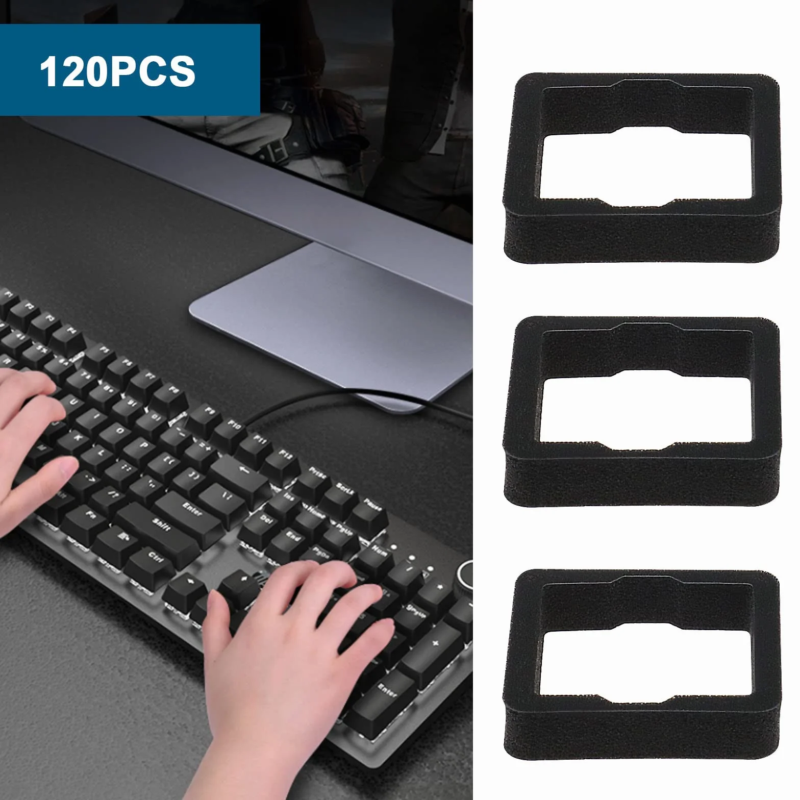 Przełącznik tłumik podkładka odporna na wstrząsy bawełna do klawiatury mechanicznej keysporon pianka izolacja akustyczna